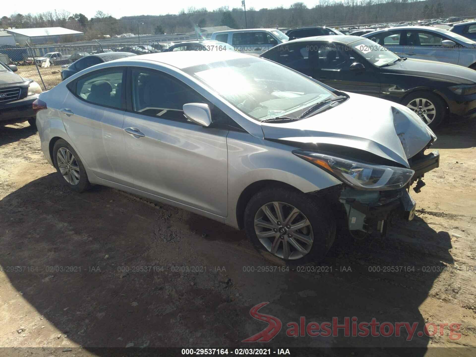 5NPDH4AE2GH654507 2016 HYUNDAI ELANTRA