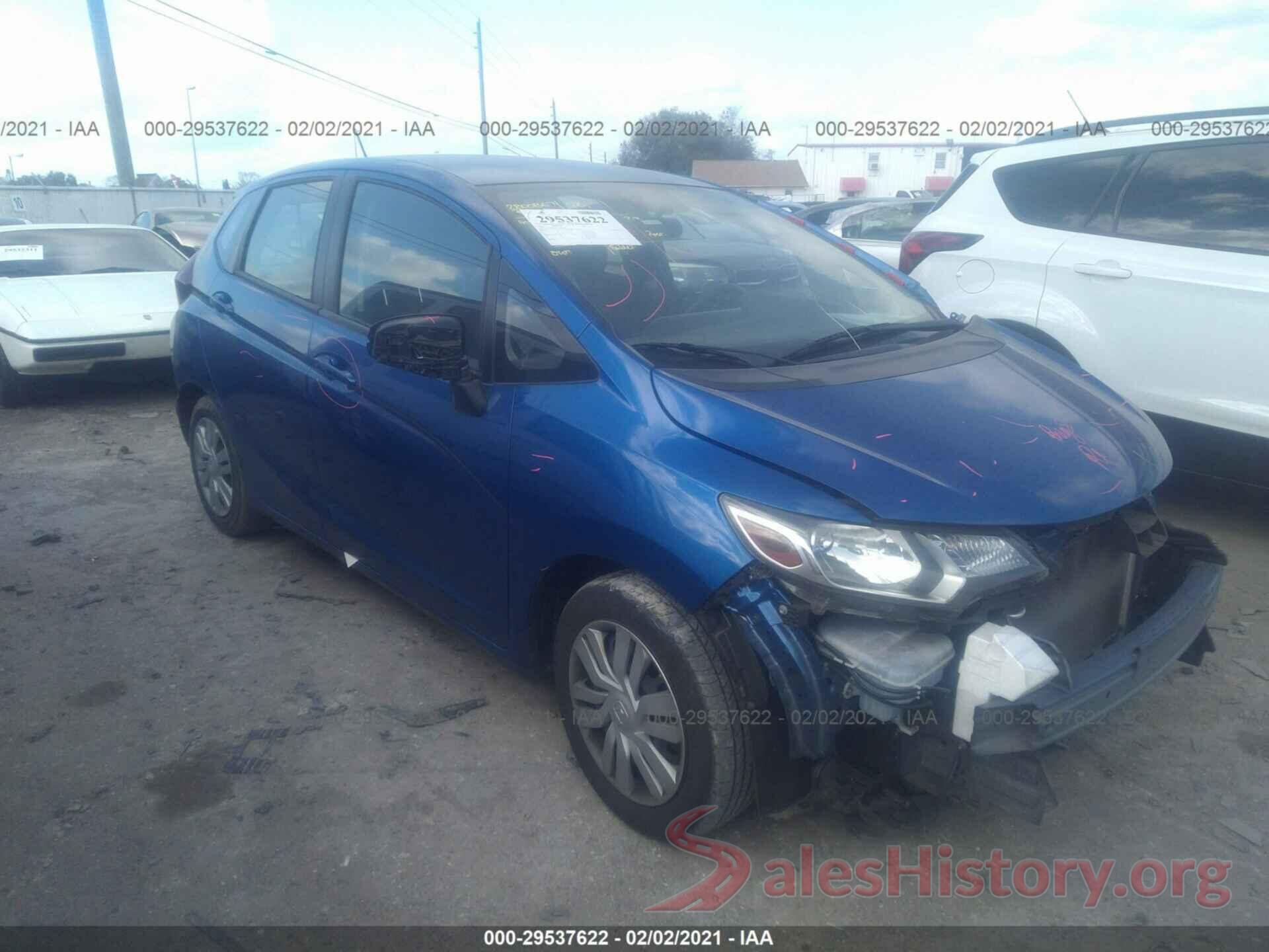 JHMGK5H5XGX006801 2016 HONDA FIT