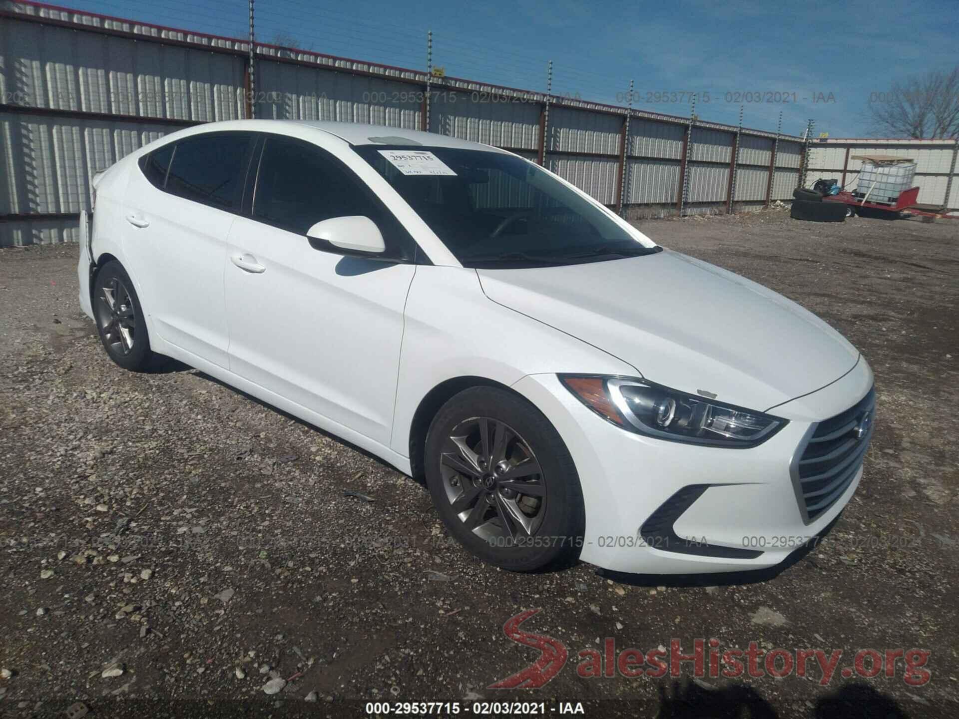 5NPD84LFXHH001172 2017 HYUNDAI ELANTRA