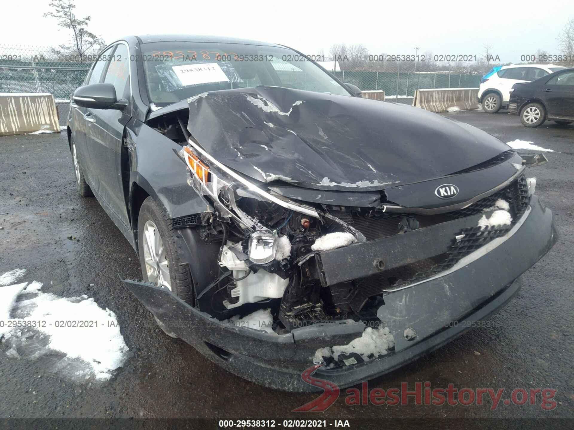 KNAGT4L3XG5084034 2016 KIA OPTIMA