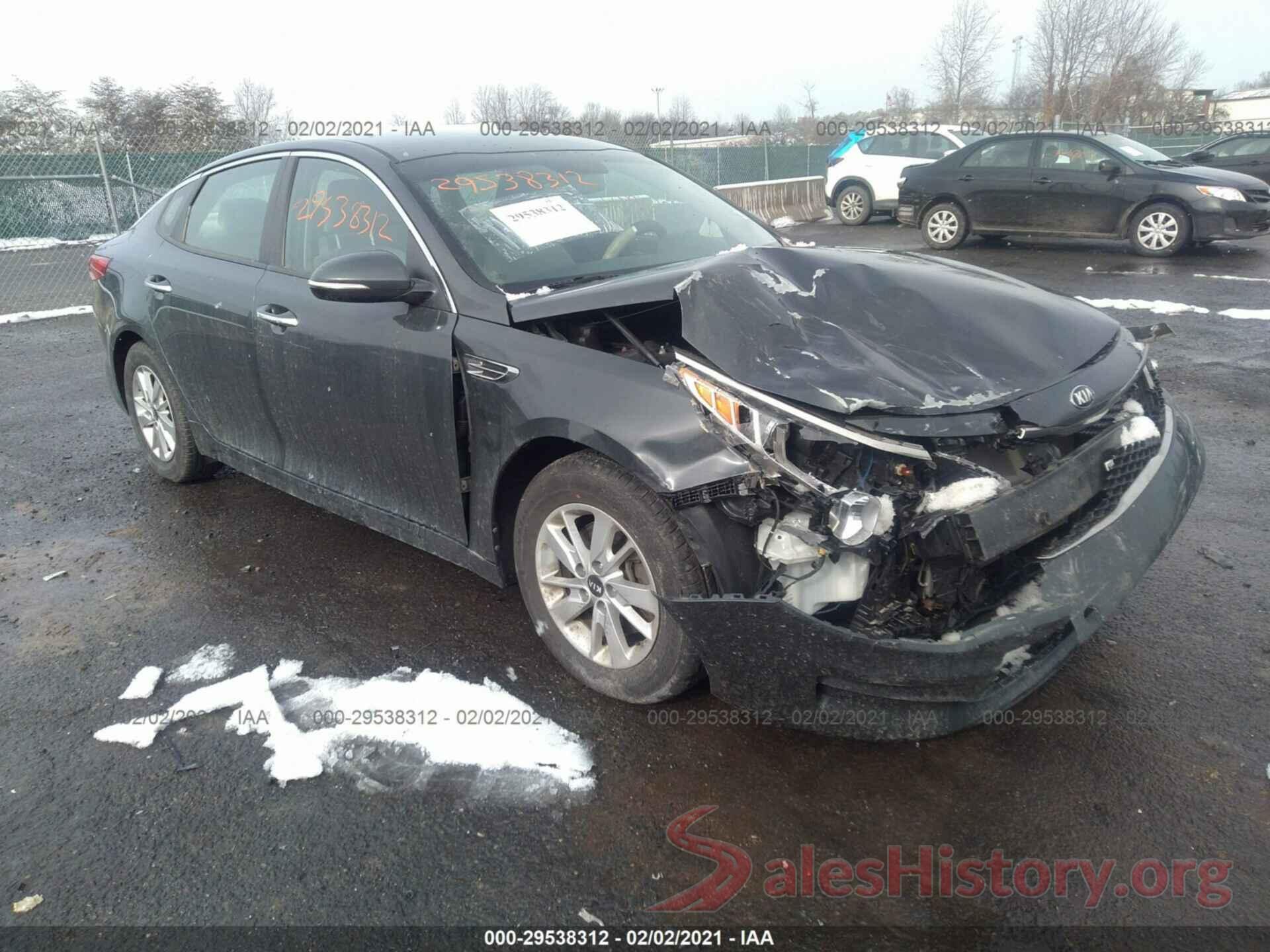 KNAGT4L3XG5084034 2016 KIA OPTIMA