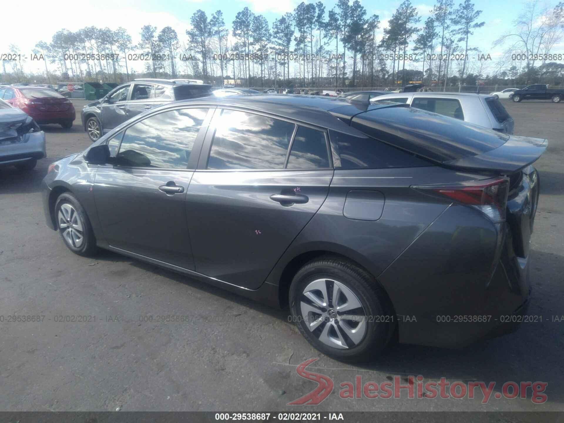 JTDKARFUXH3037961 2017 TOYOTA PRIUS