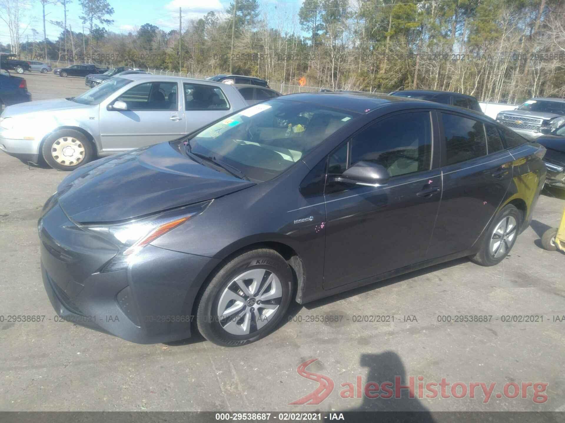 JTDKARFUXH3037961 2017 TOYOTA PRIUS