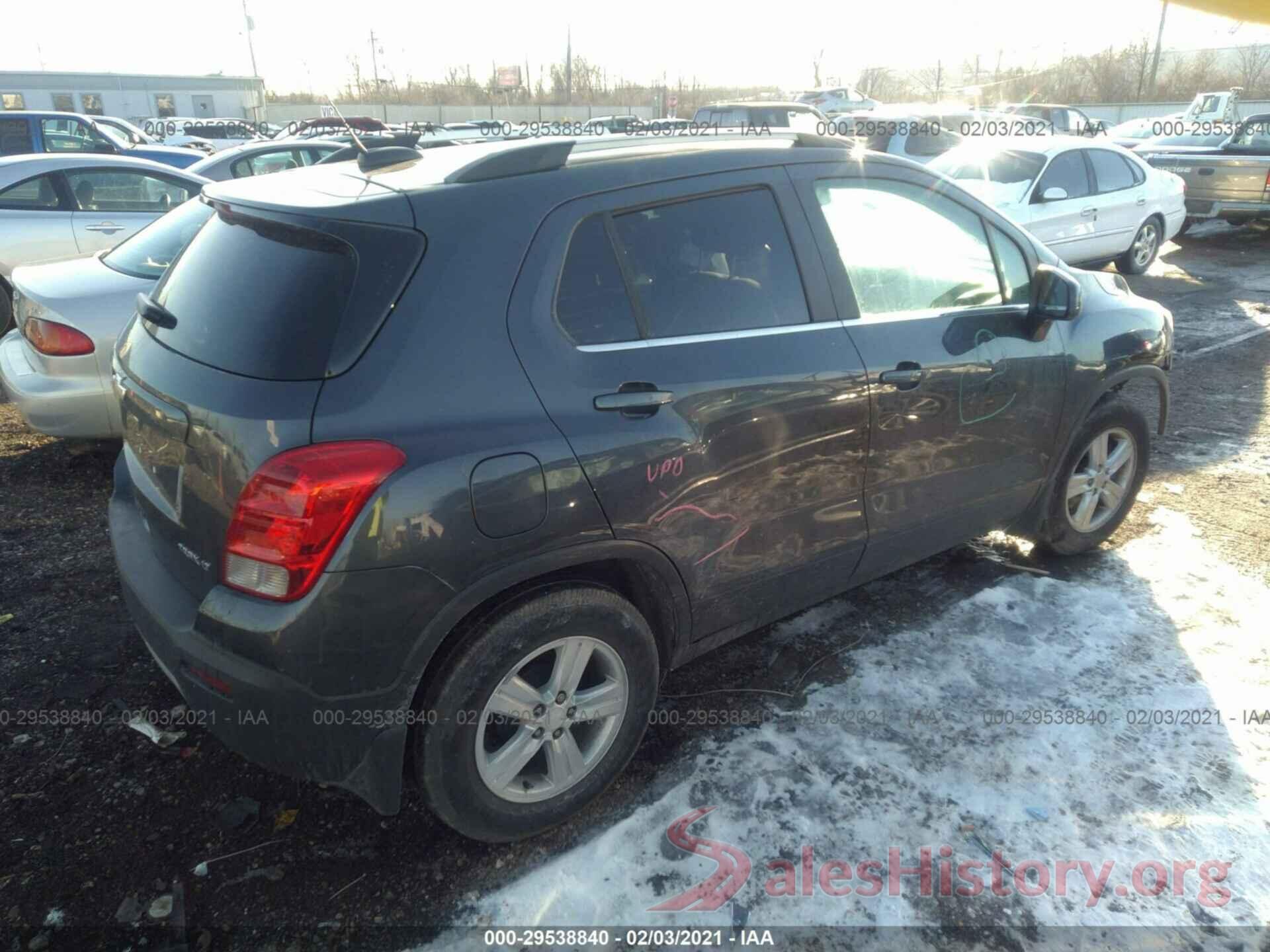 3GNCJLSB8GL268437 2016 CHEVROLET TRAX