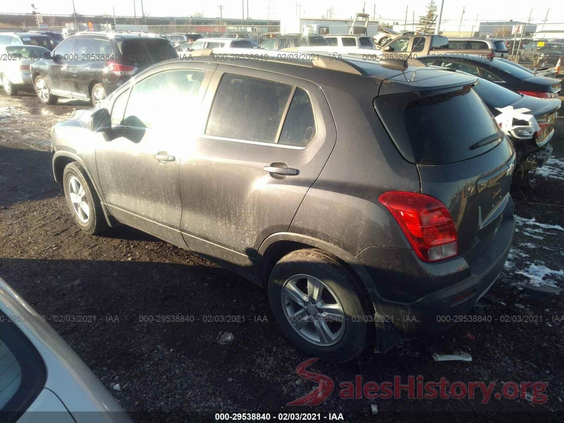 3GNCJLSB8GL268437 2016 CHEVROLET TRAX