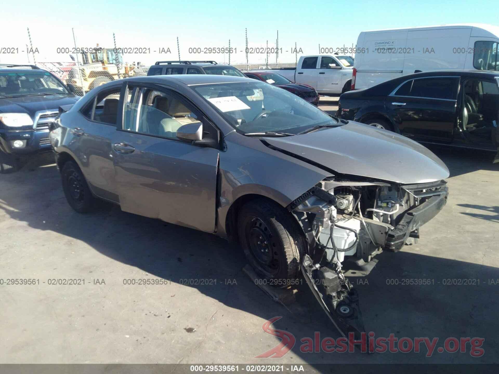 2T1BURHEXGC493767 2016 TOYOTA COROLLA