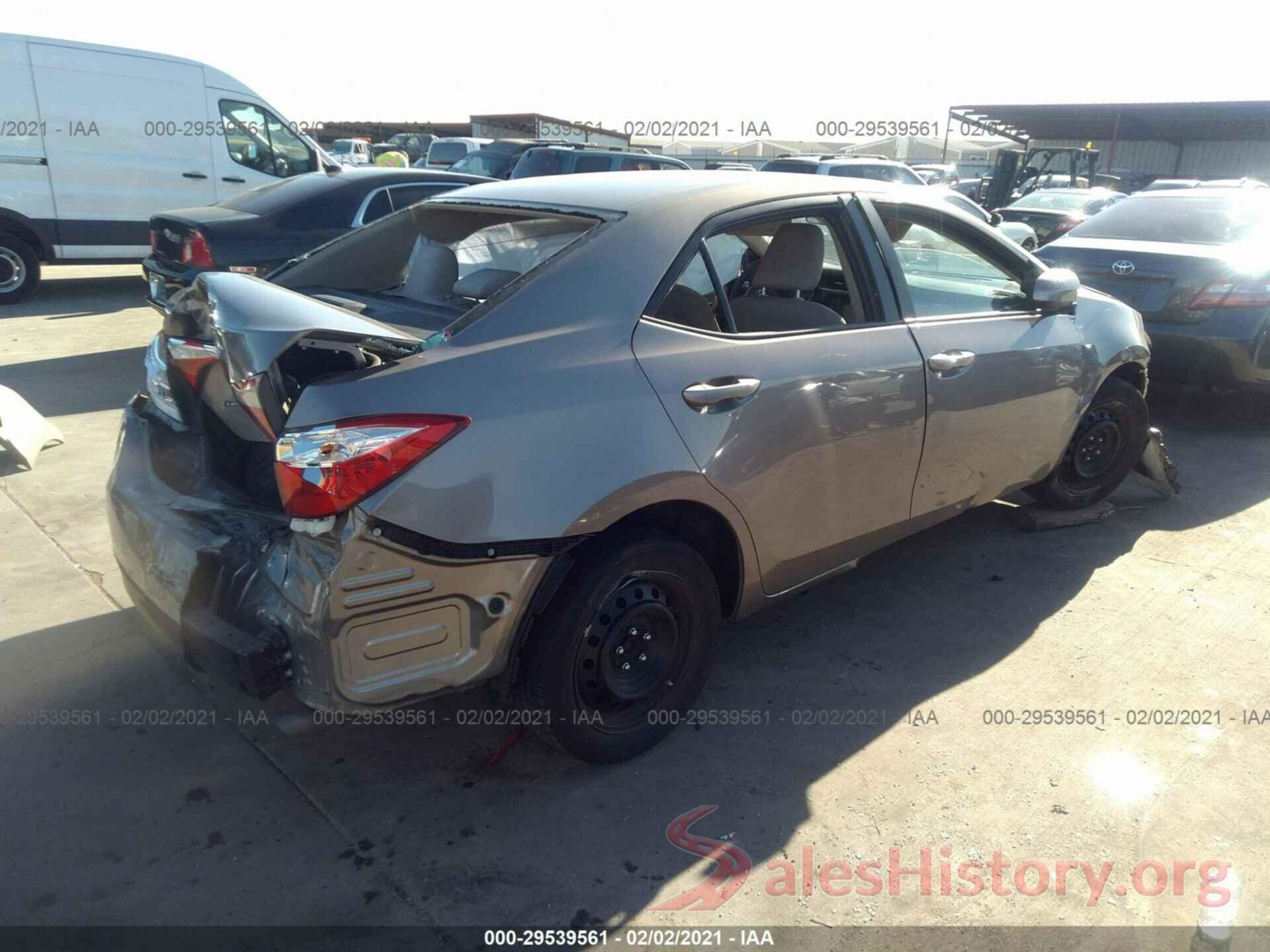 2T1BURHEXGC493767 2016 TOYOTA COROLLA