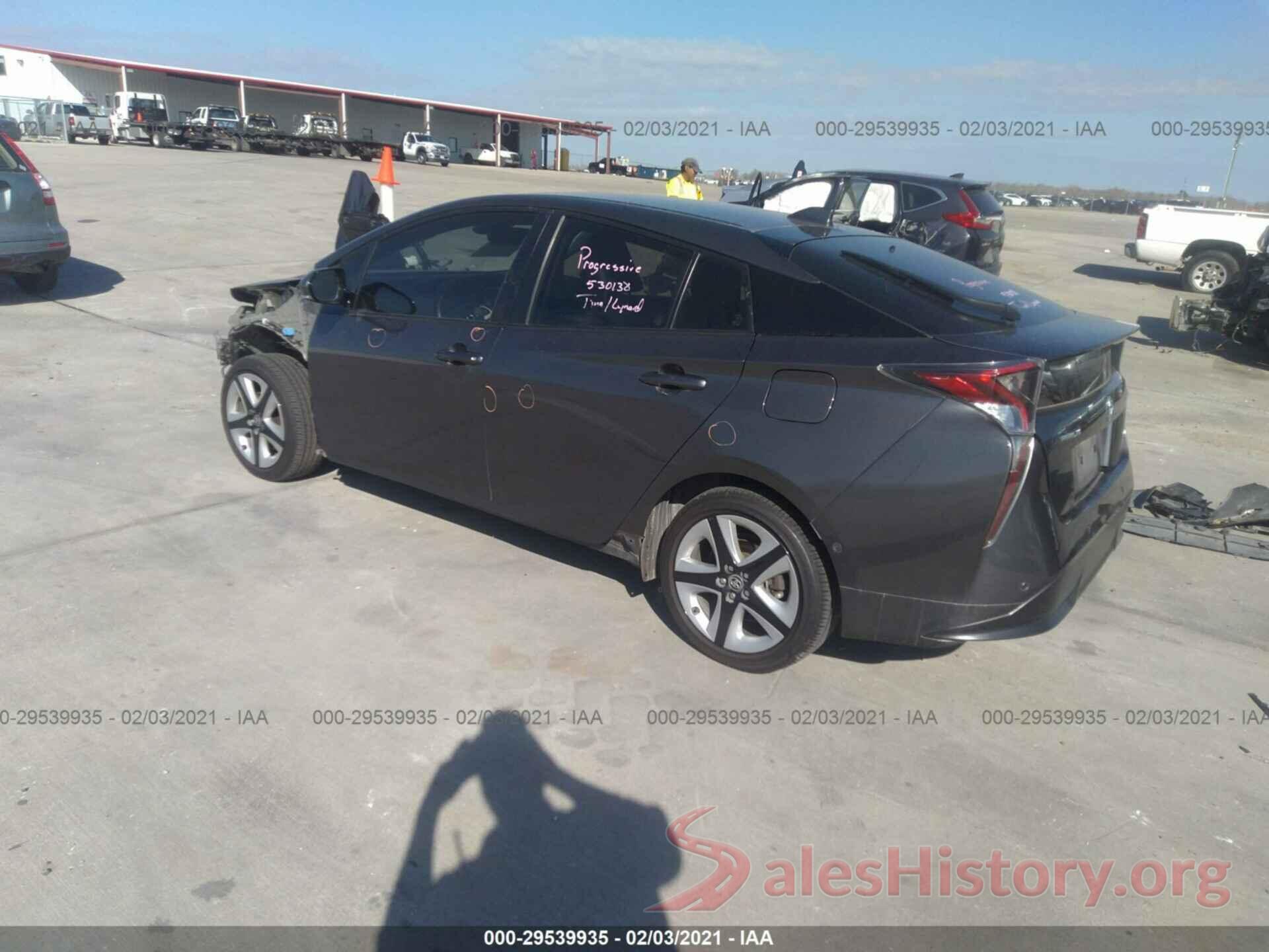 JTDKARFU4J3545851 2018 TOYOTA PRIUS