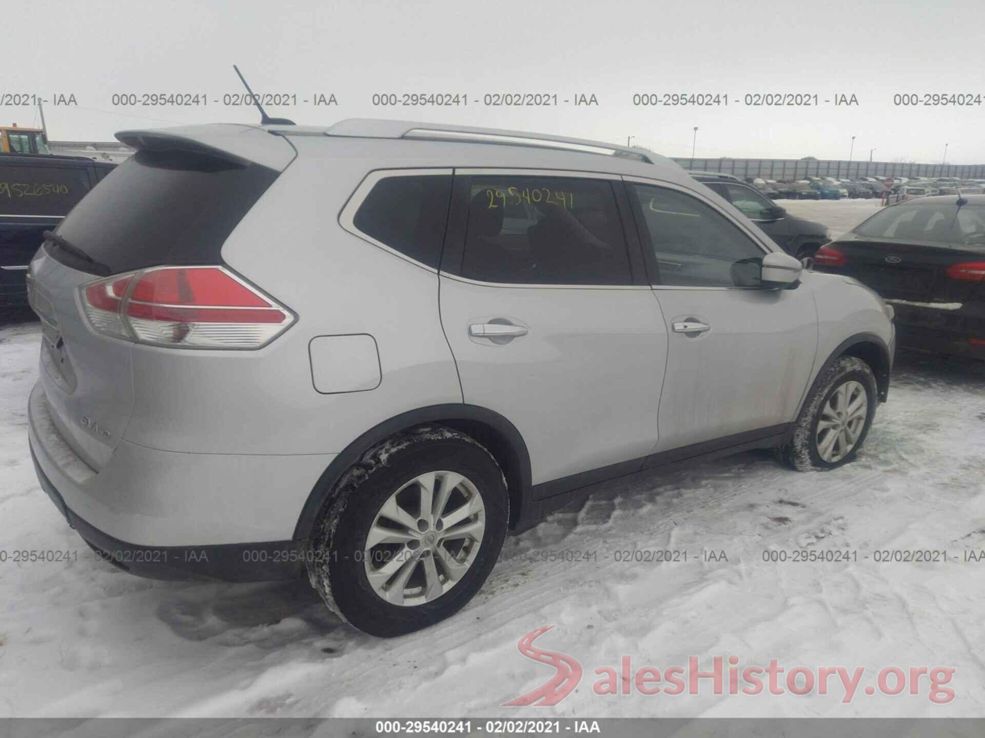 KNMAT2MVXGP709551 2016 NISSAN ROGUE