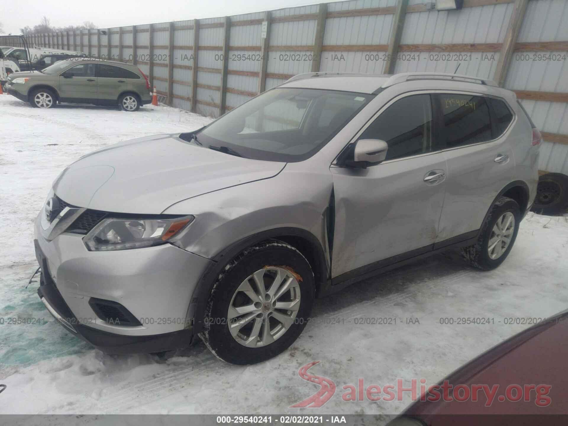 KNMAT2MVXGP709551 2016 NISSAN ROGUE