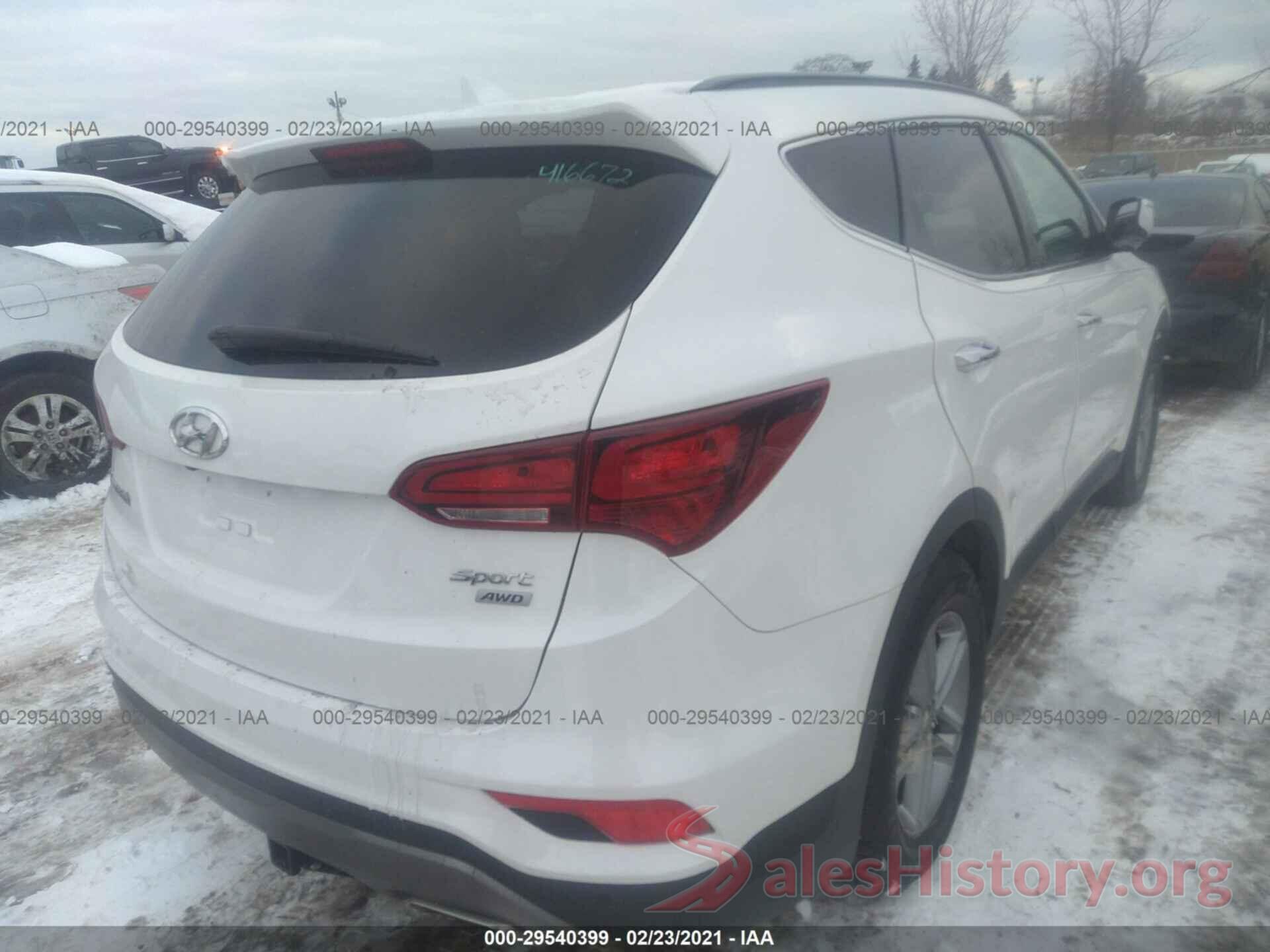 5XYZUDLB6HG400697 2017 HYUNDAI SANTA FE SPORT