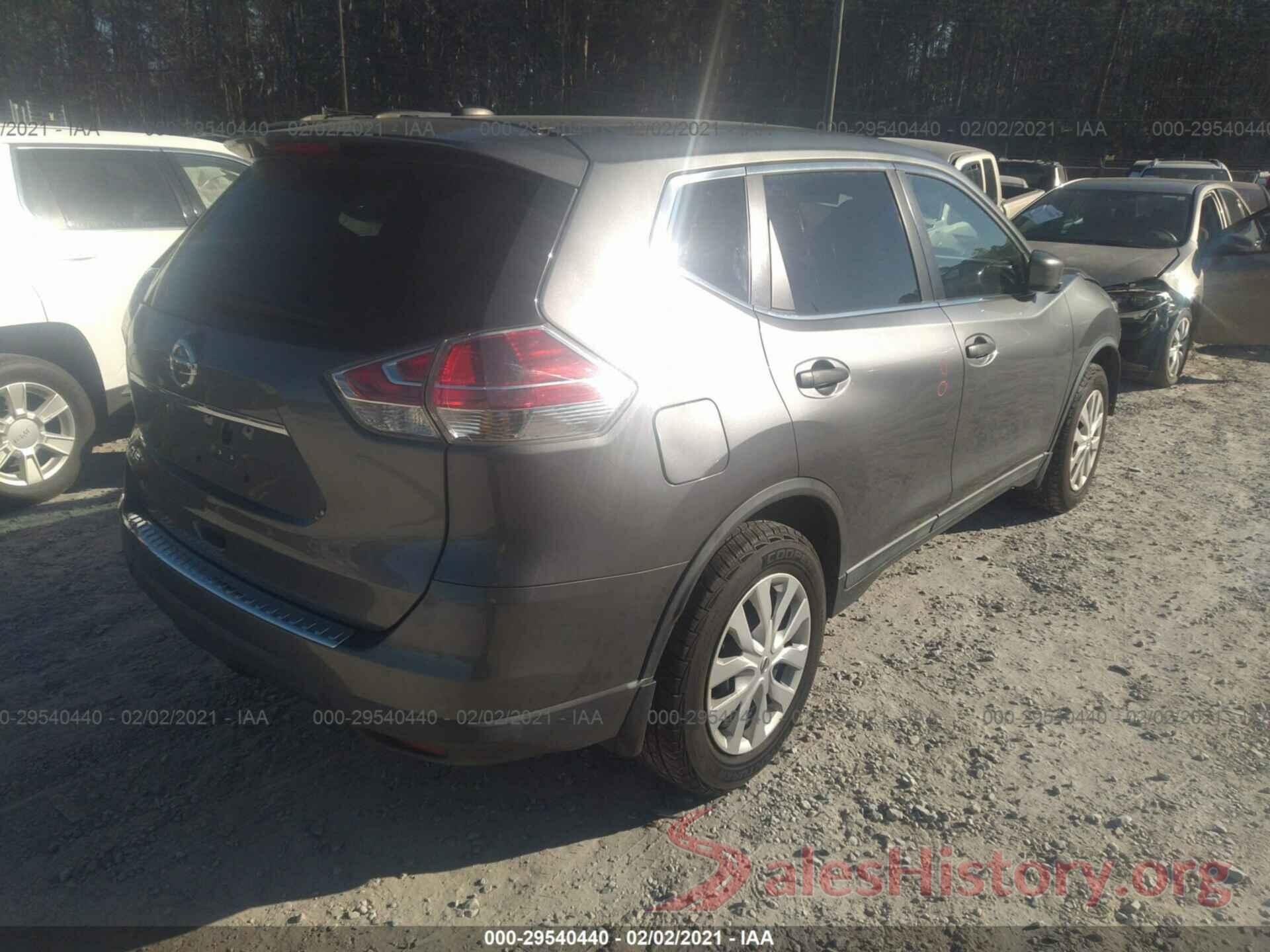 5N1AT2MN4GC833804 2016 NISSAN ROGUE