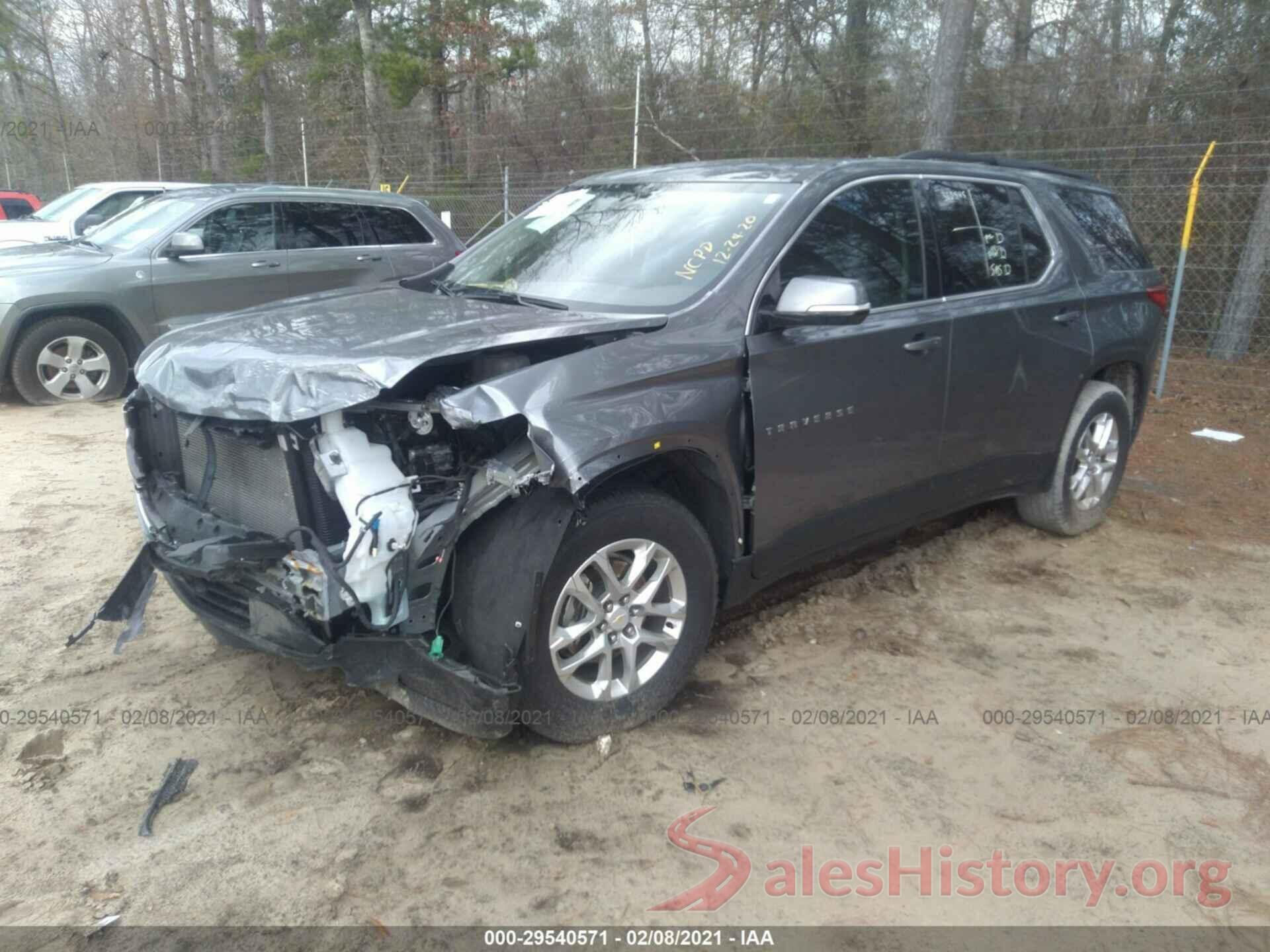 1GNERHKW2LJ153447 2020 CHEVROLET TRAVERSE