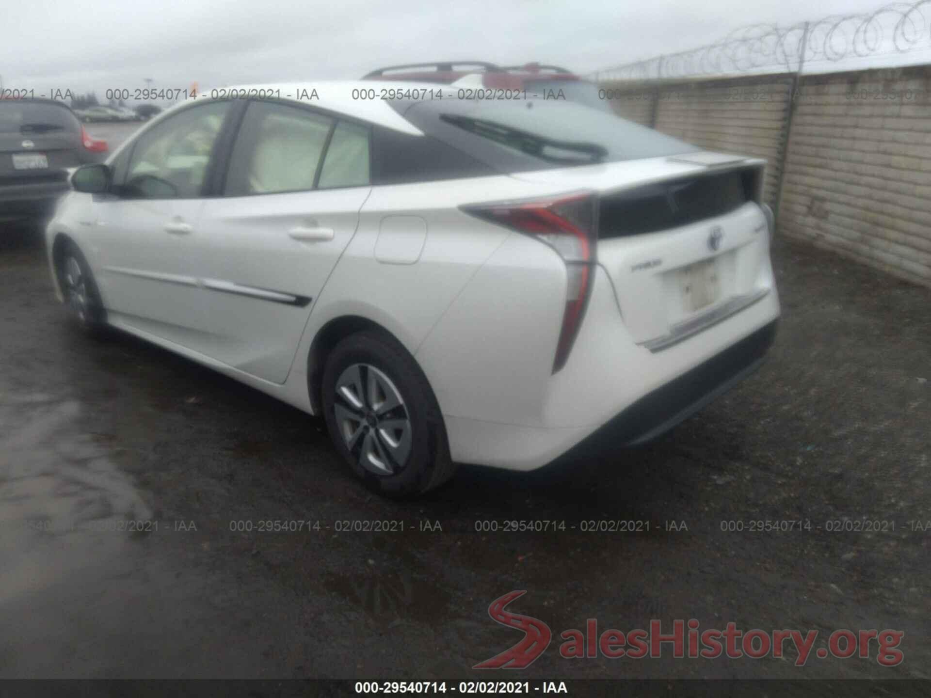 JTDKARFU2G3522030 2016 TOYOTA PRIUS