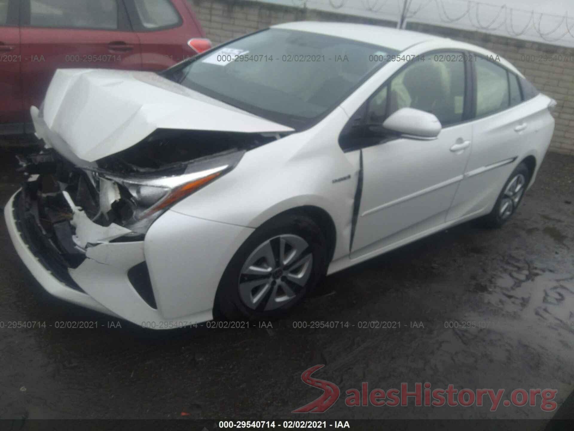 JTDKARFU2G3522030 2016 TOYOTA PRIUS