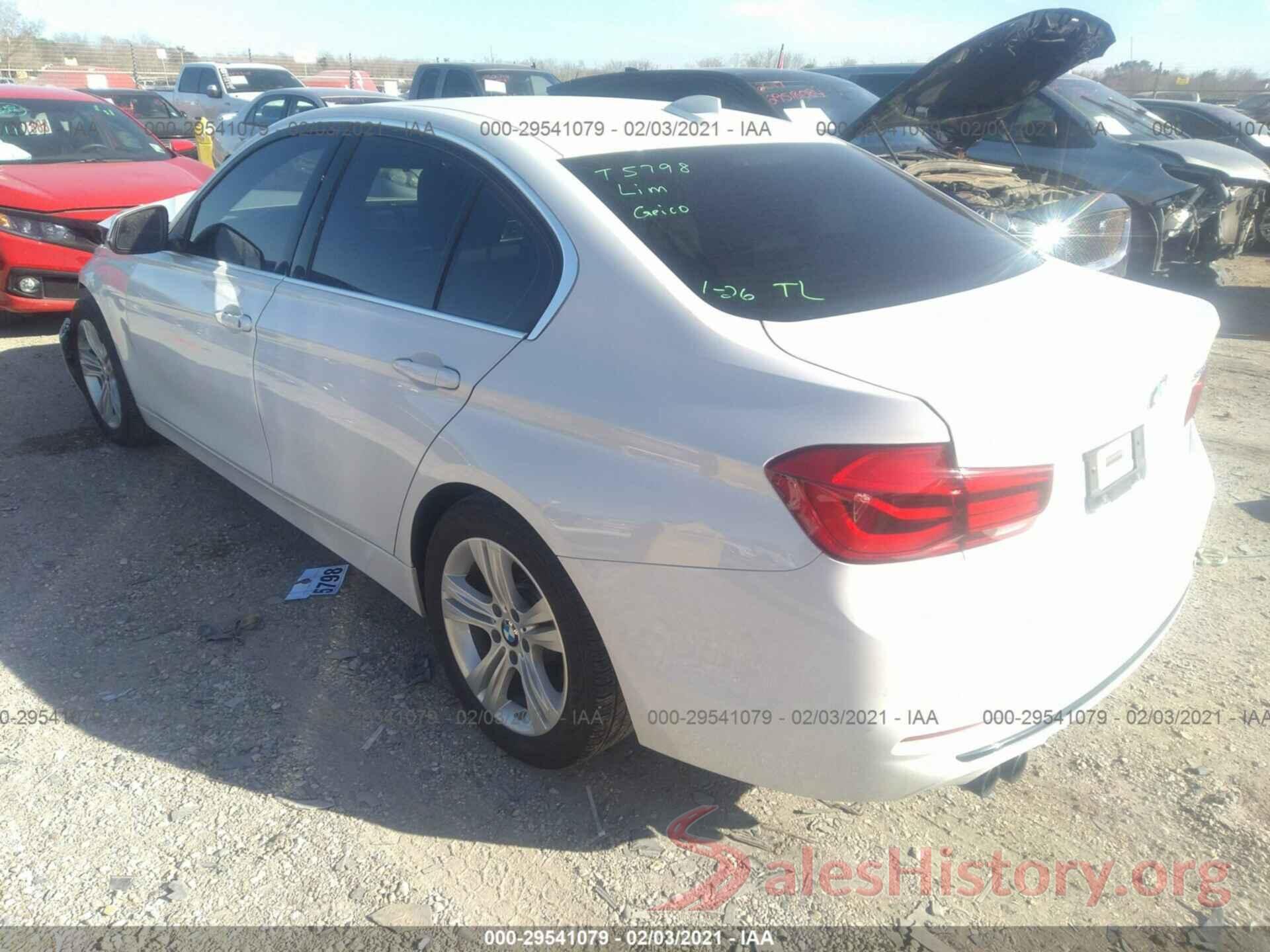 WBA8B9G54JNV00330 2018 BMW 3 SERIES