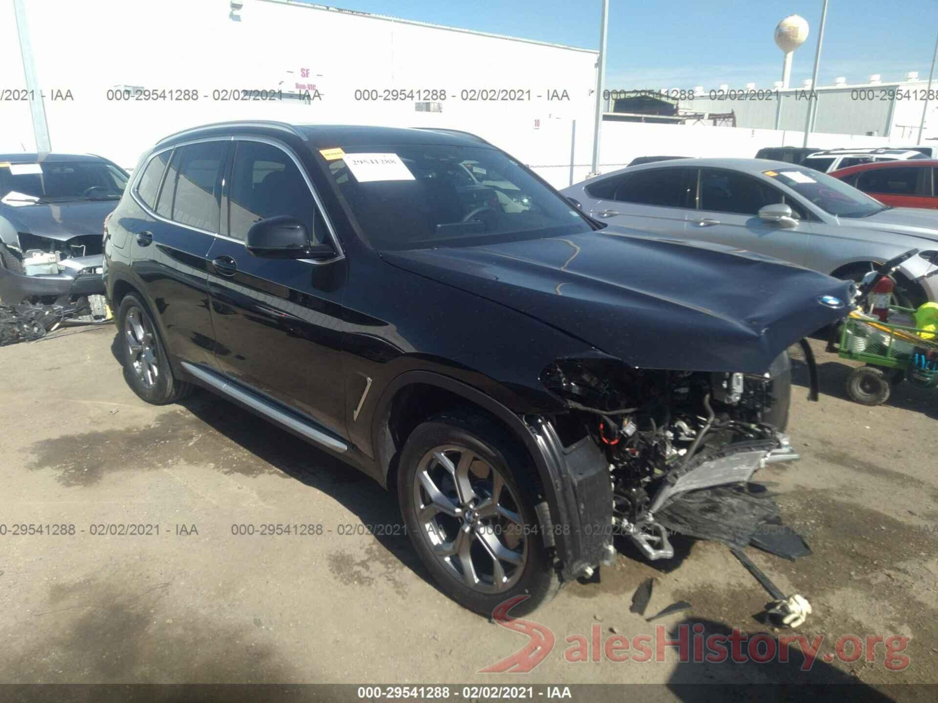 5UXTY5C07M9F22724 2021 BMW X3