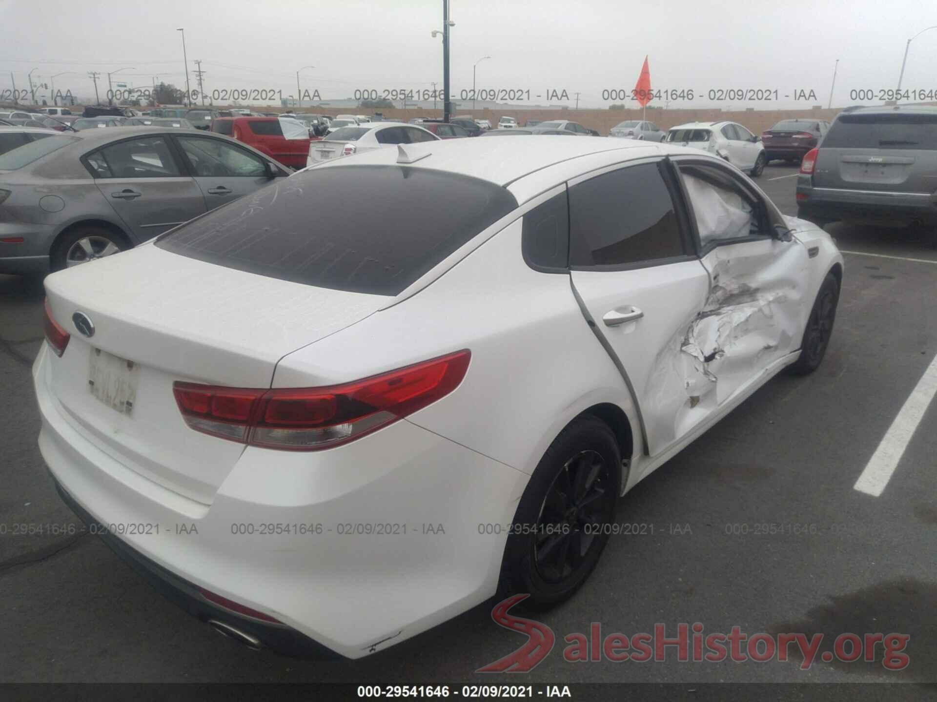 KNAGT4L33G5102955 2016 KIA OPTIMA