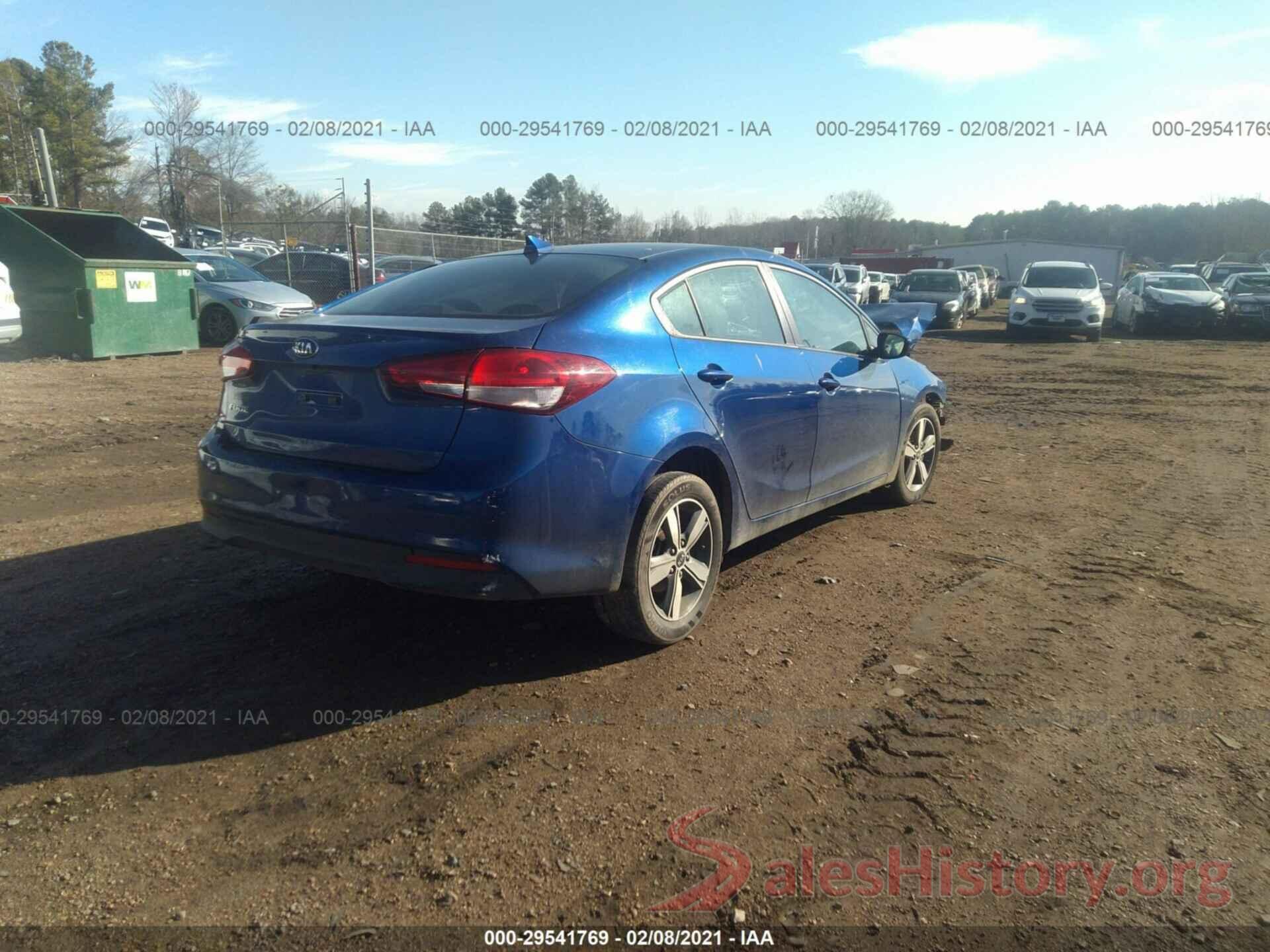 3KPFL4A72JE250854 2018 KIA FORTE