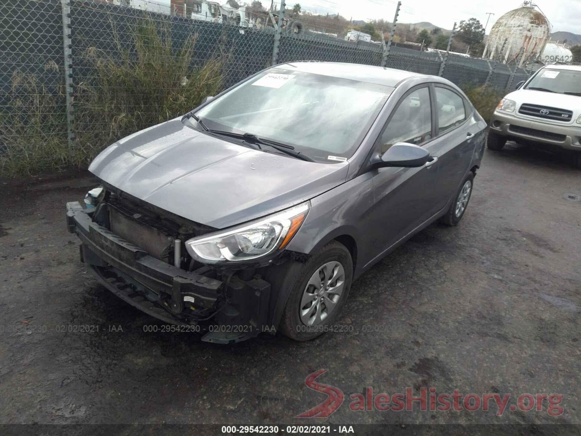 KMHCT4AE5GU070811 2016 HYUNDAI ACCENT