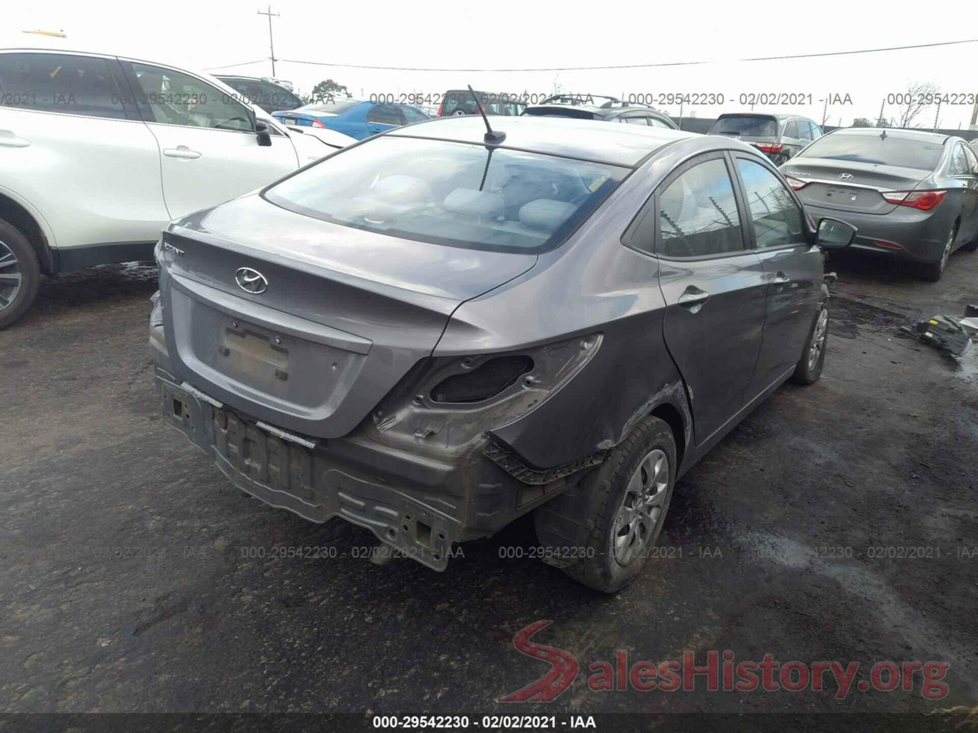 KMHCT4AE5GU070811 2016 HYUNDAI ACCENT