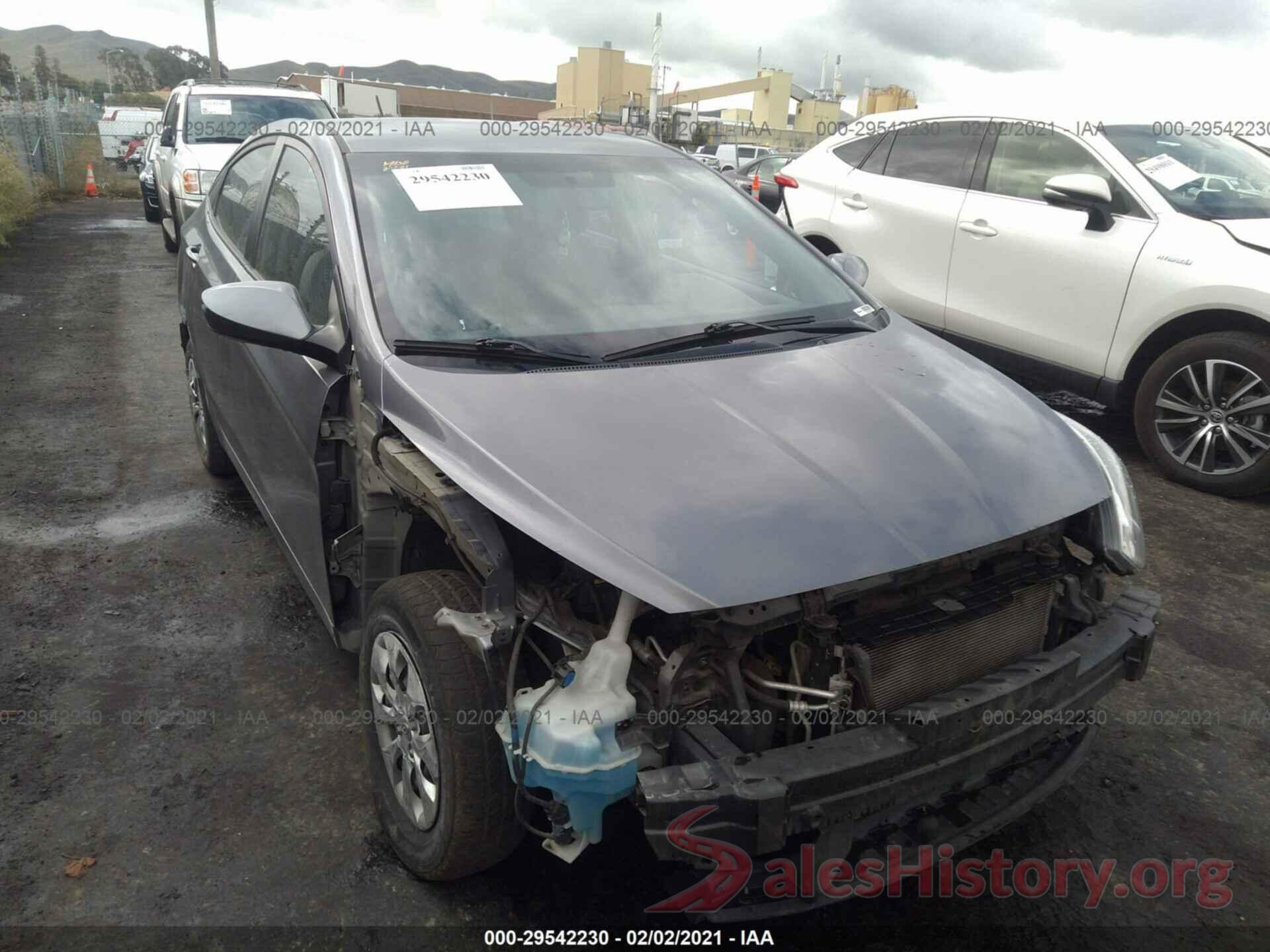 KMHCT4AE5GU070811 2016 HYUNDAI ACCENT