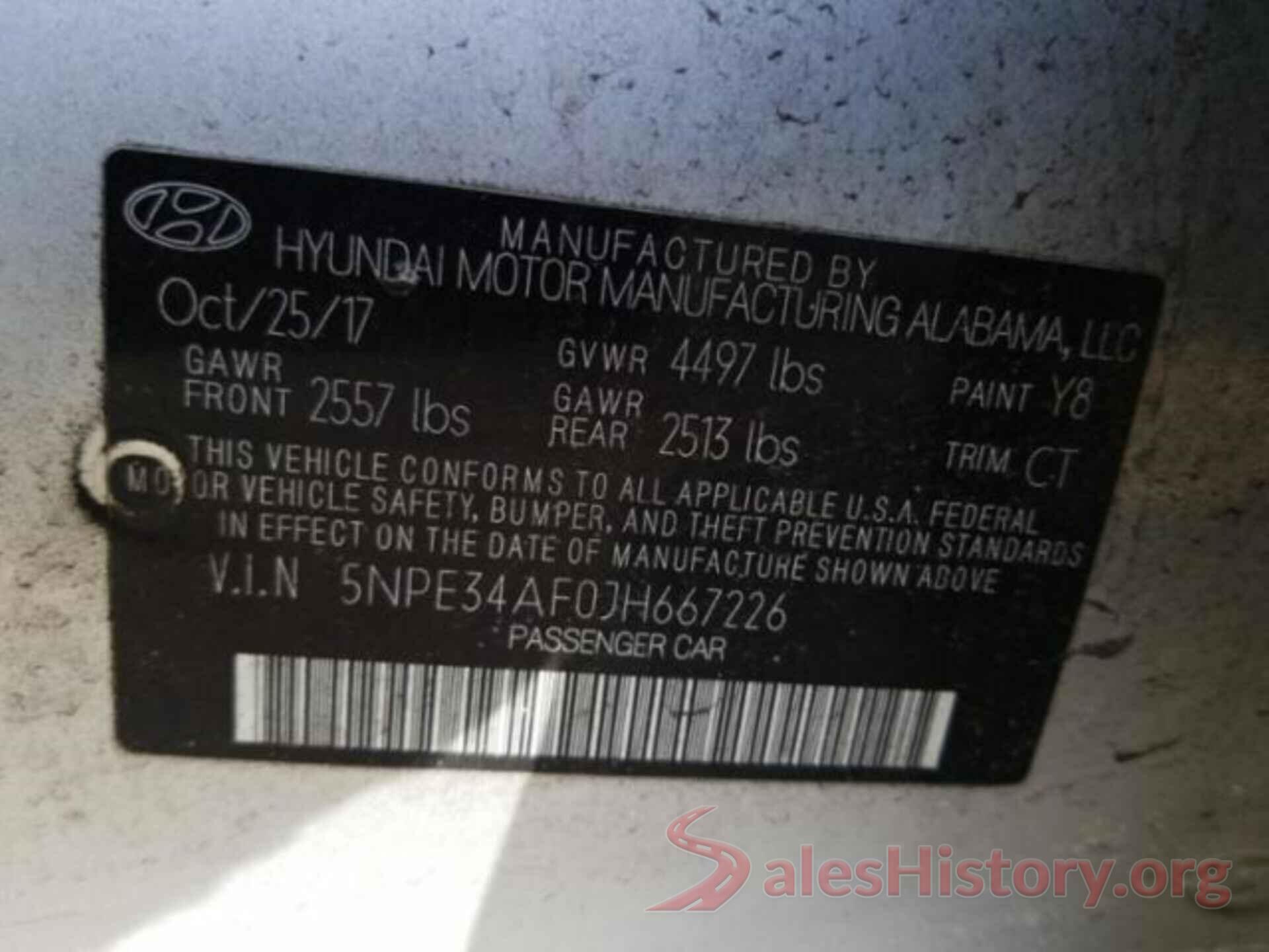 5NPE34AF0JH667226 2018 HYUNDAI SONATA