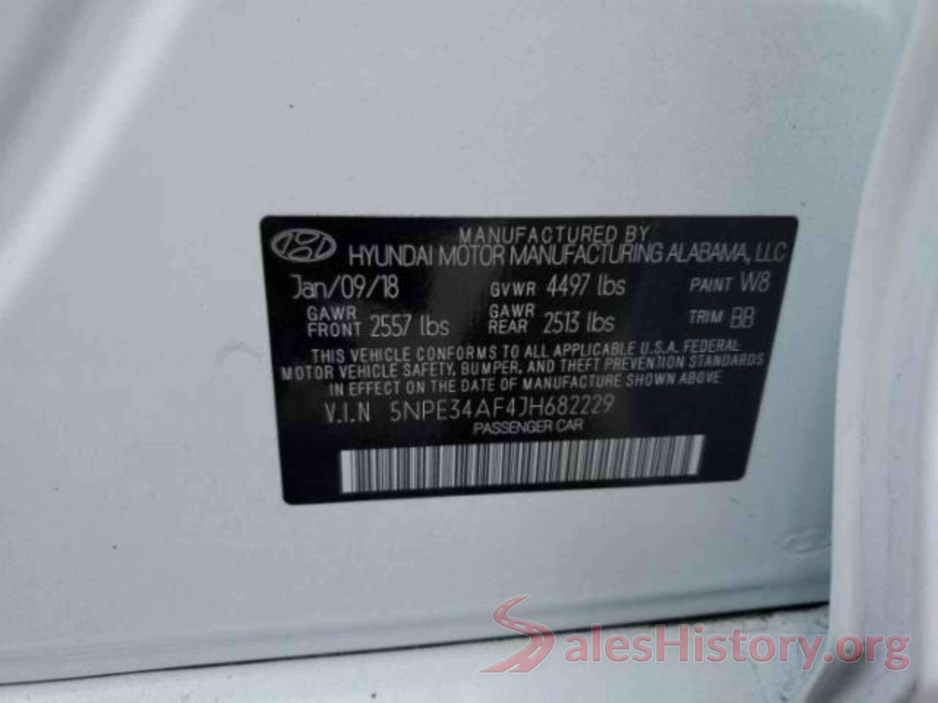 5NPE34AF4JH682229 2018 HYUNDAI SONATA