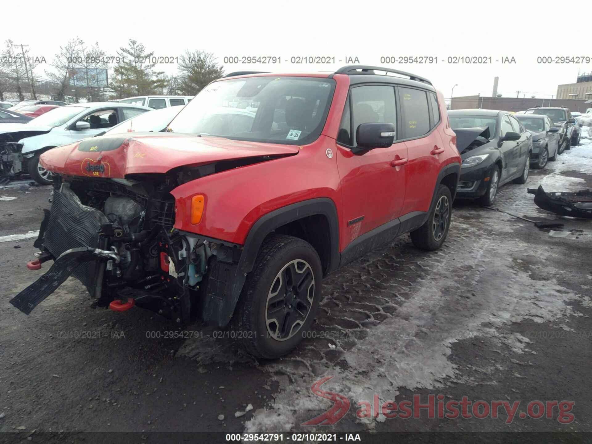 ZACCJBCT5GPD97852 2016 JEEP RENEGADE