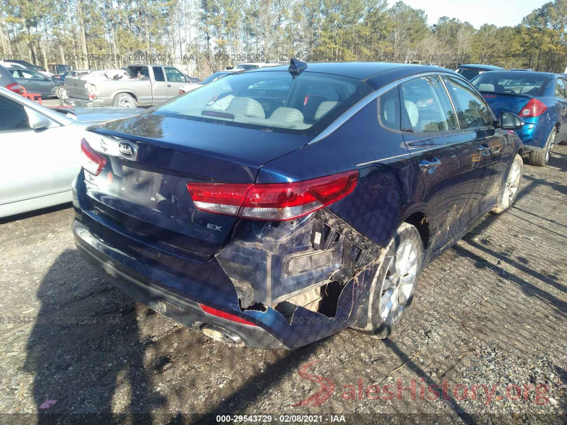 5XXGU4L34GG120358 2016 KIA OPTIMA