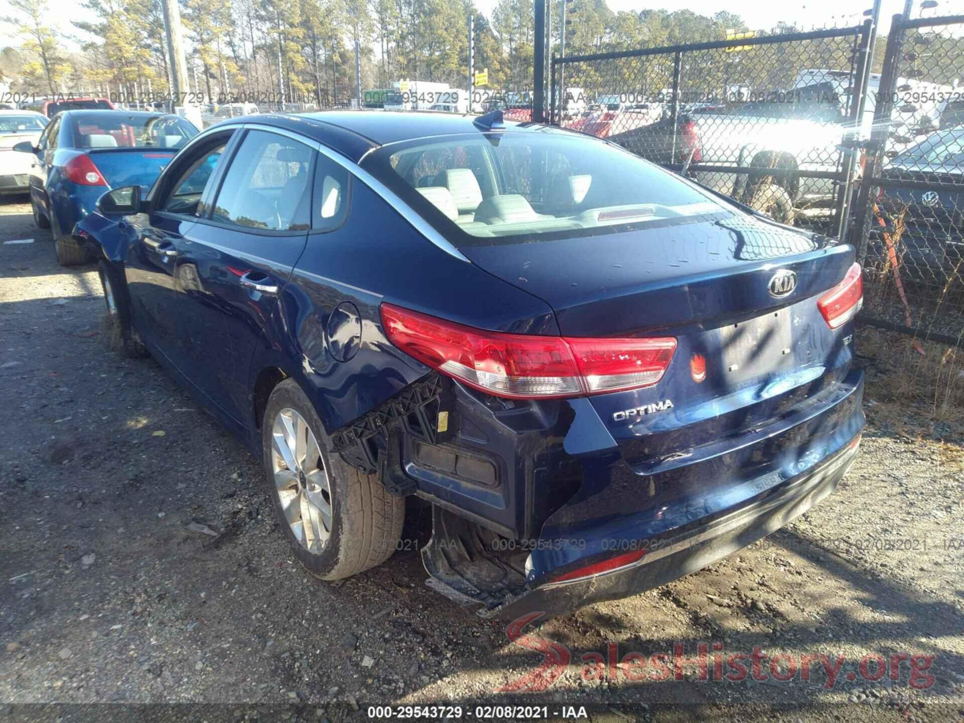 5XXGU4L34GG120358 2016 KIA OPTIMA