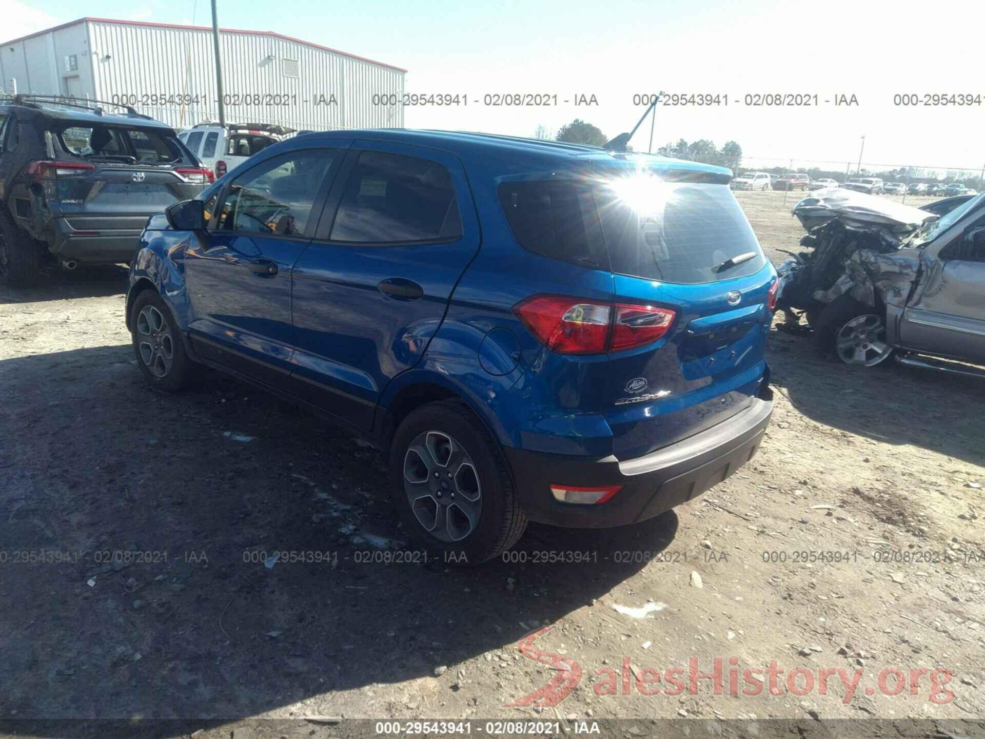 MAJ3S2FE0LC331952 2020 FORD ECOSPORT