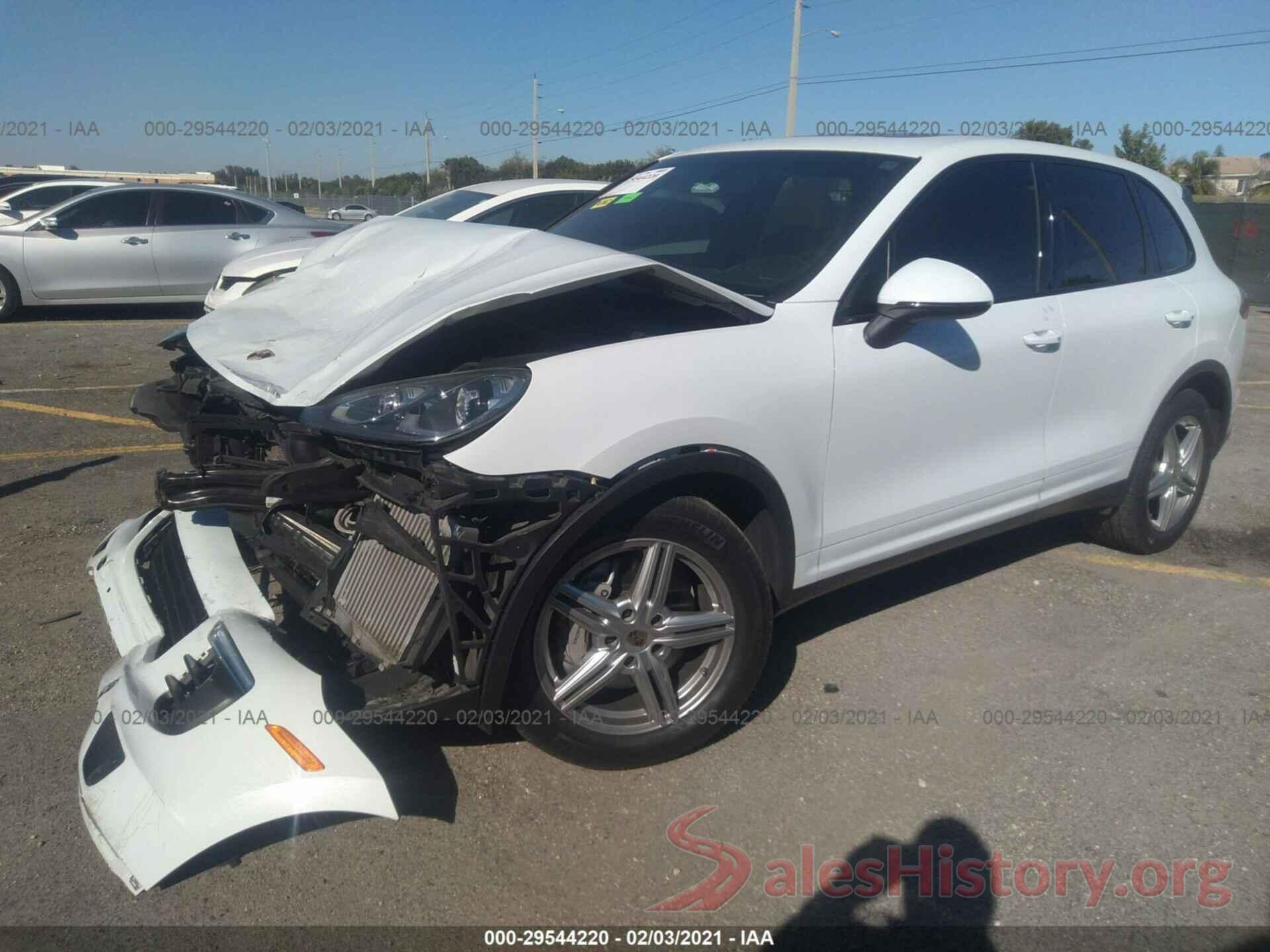 WP1AB2A24GLA92375 2016 PORSCHE CAYENNE