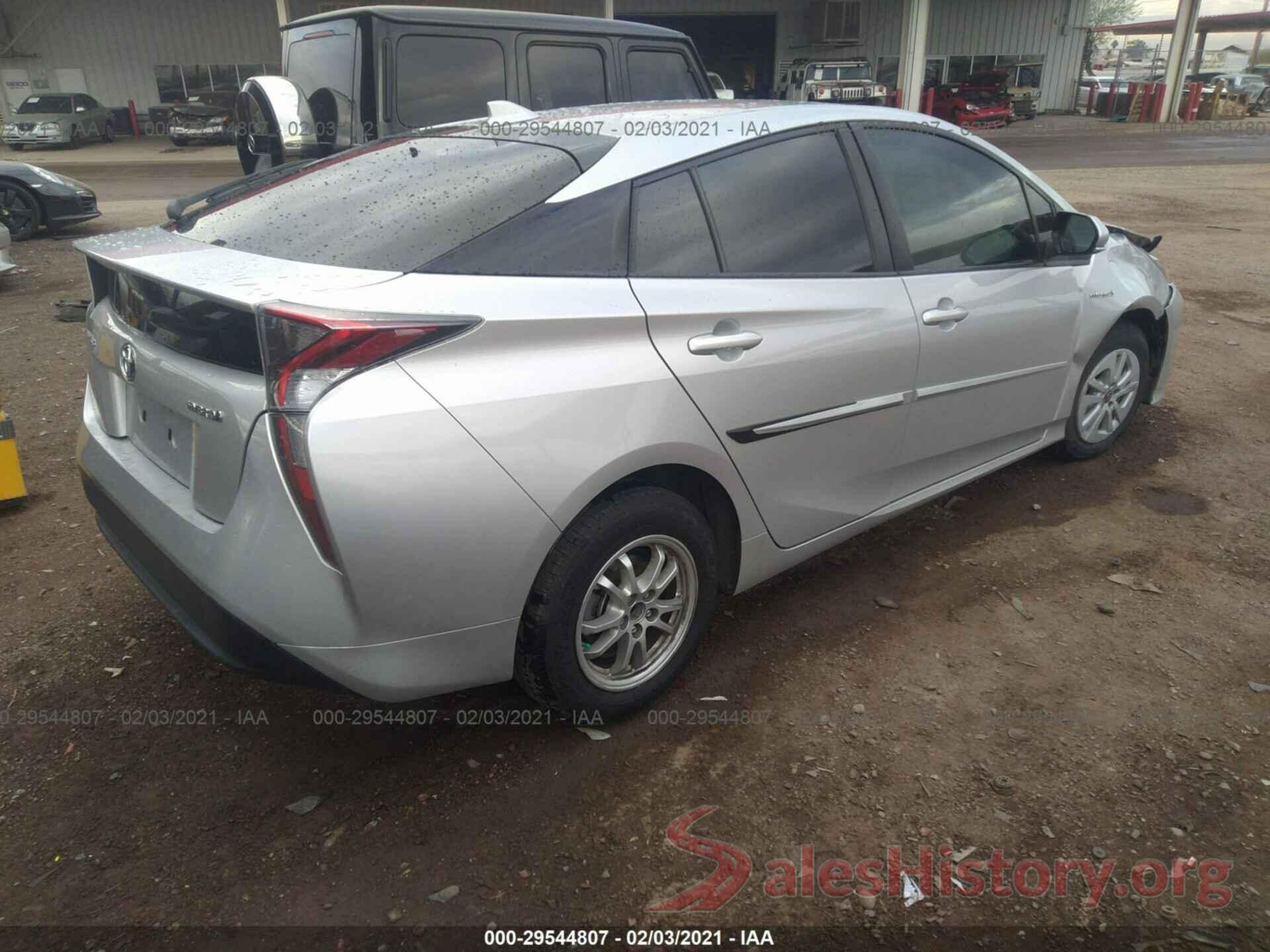 JTDKBRFU9G3003974 2016 TOYOTA PRIUS