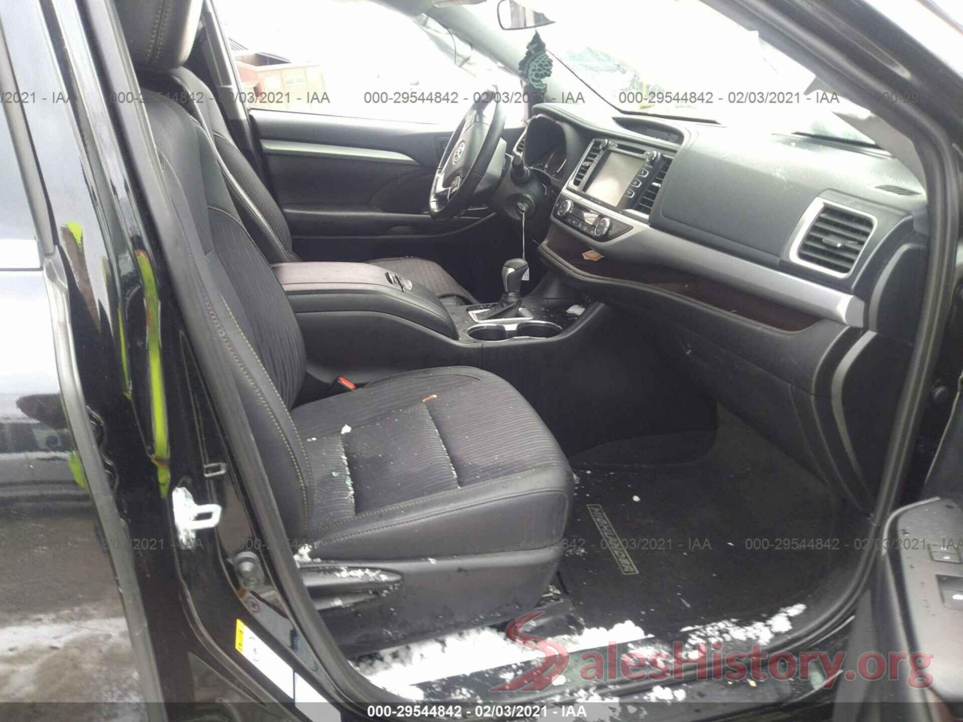 5TDBZRFH4KS744829 2019 TOYOTA HIGHLANDER