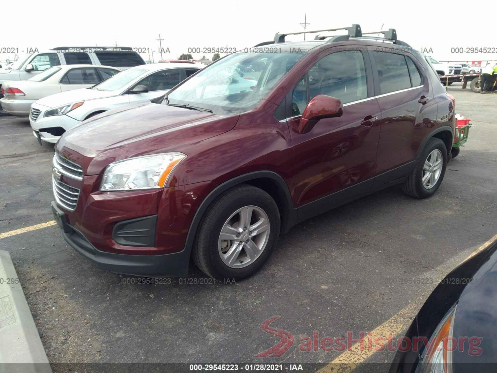 3GNCJLSB7GL154784 2016 CHEVROLET TRAX