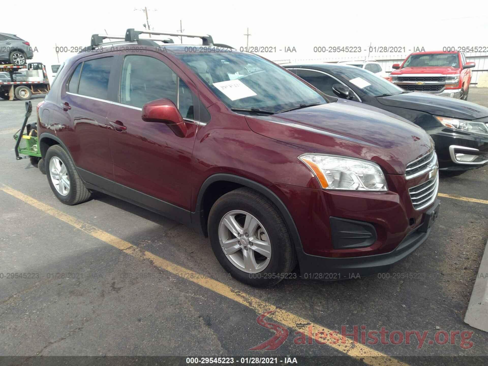 3GNCJLSB7GL154784 2016 CHEVROLET TRAX