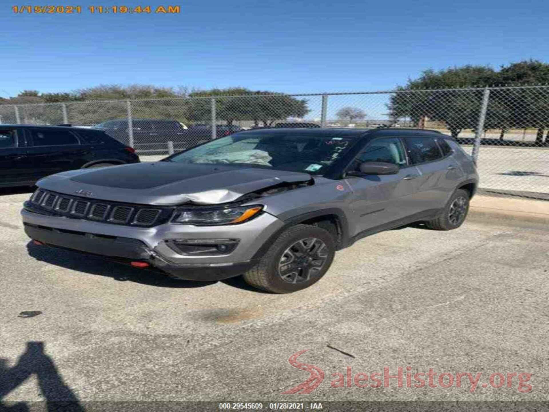 3C4NJDDB1LT163124 2020 JEEP COMPASS