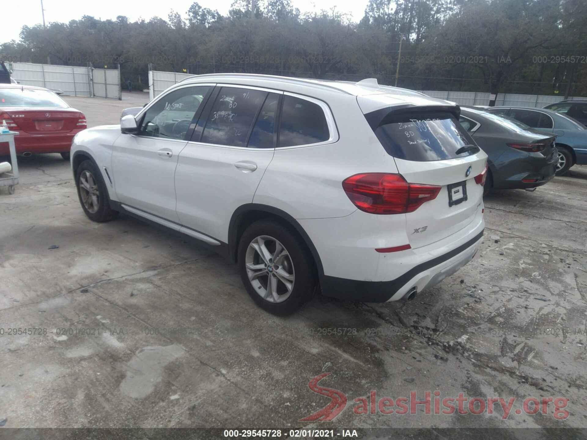 5UXTR9C51KLE18360 2019 BMW X3