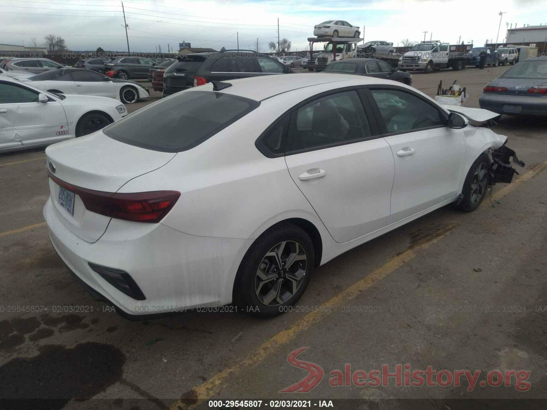 3KPF24AD6LE207548 2020 KIA FORTE