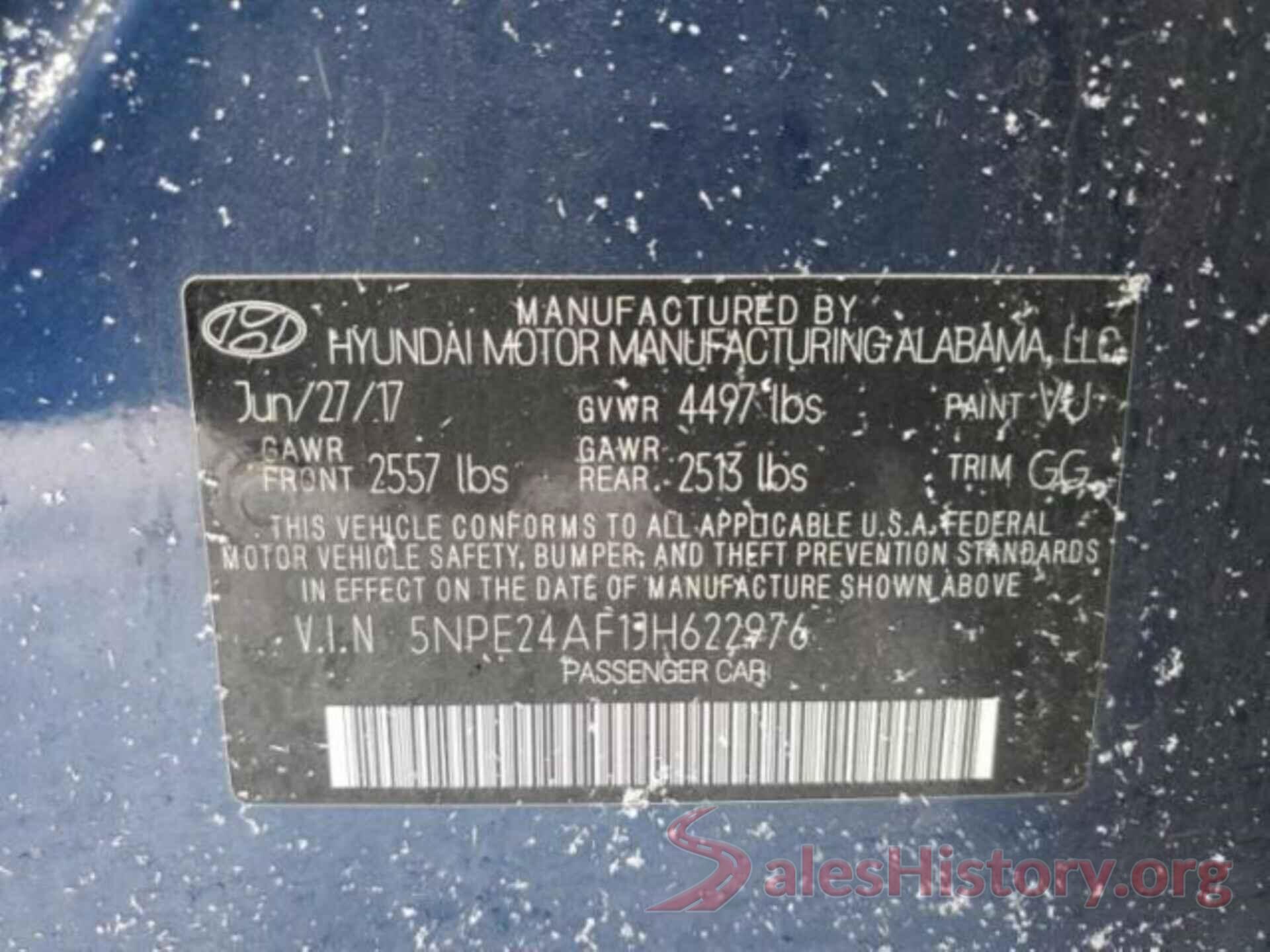 5NPE24AF1JH622976 2018 HYUNDAI SONATA