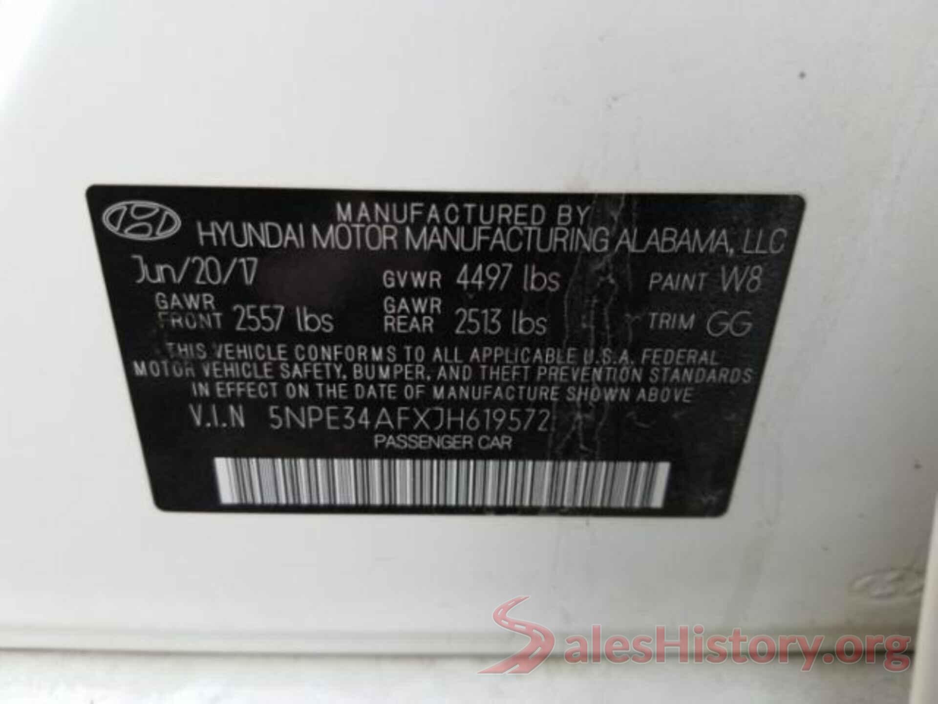 5NPE34AFXJH619572 2018 HYUNDAI SONATA