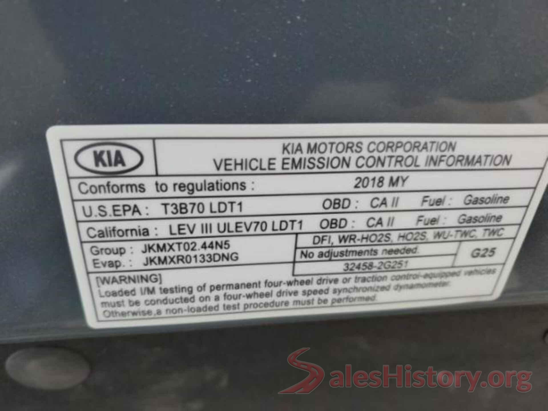 KNDPMCAC1J7404611 2018 KIA SPORTAGE