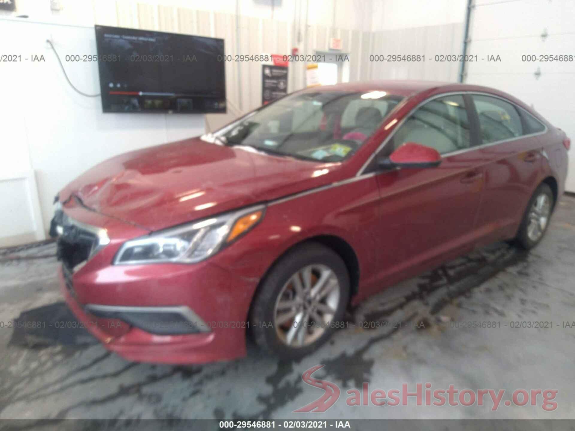 5NPE24AF5GH296155 2016 HYUNDAI SONATA