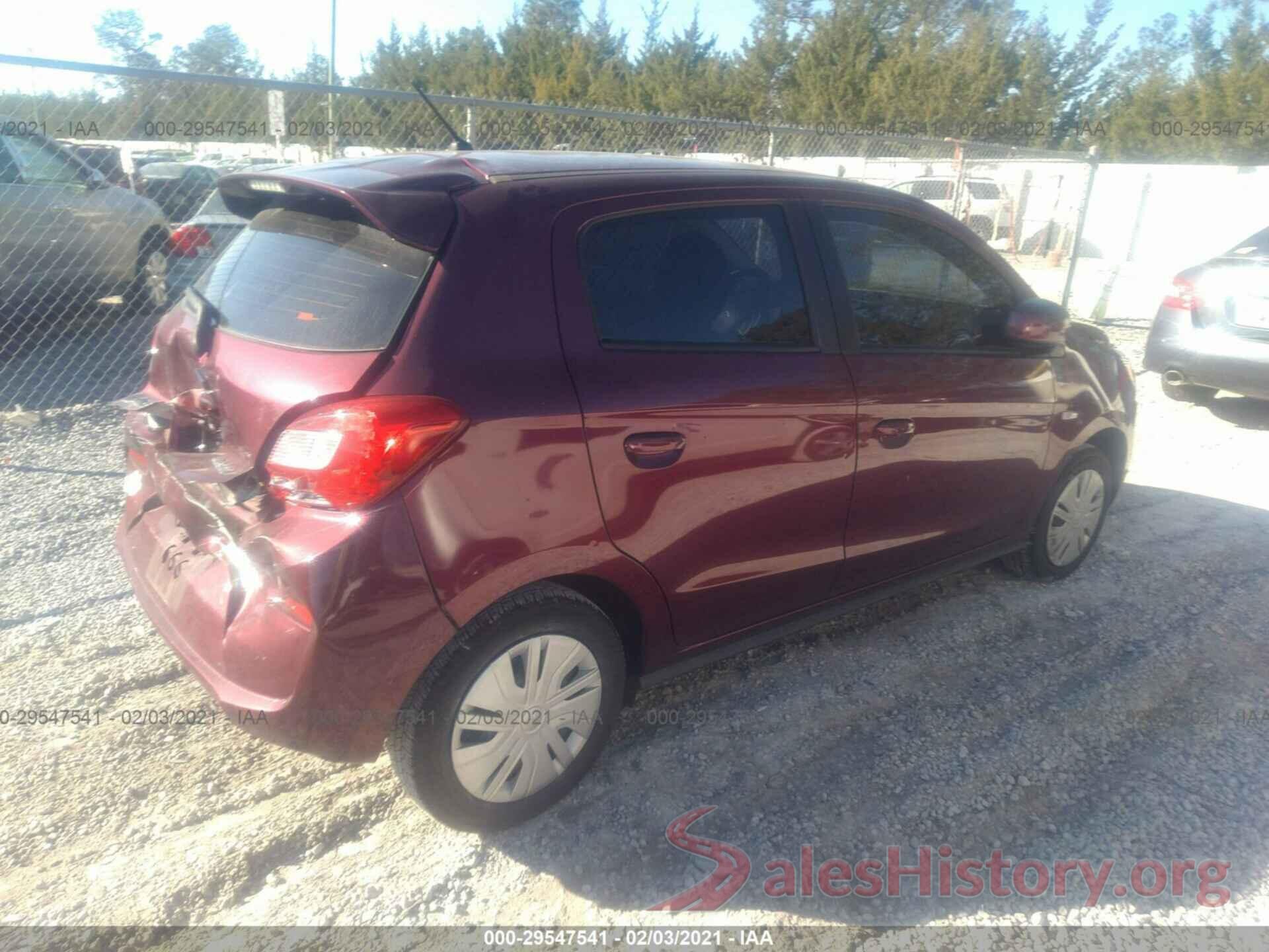 ML32A3HJ7HH007919 2017 MITSUBISHI MIRAGE