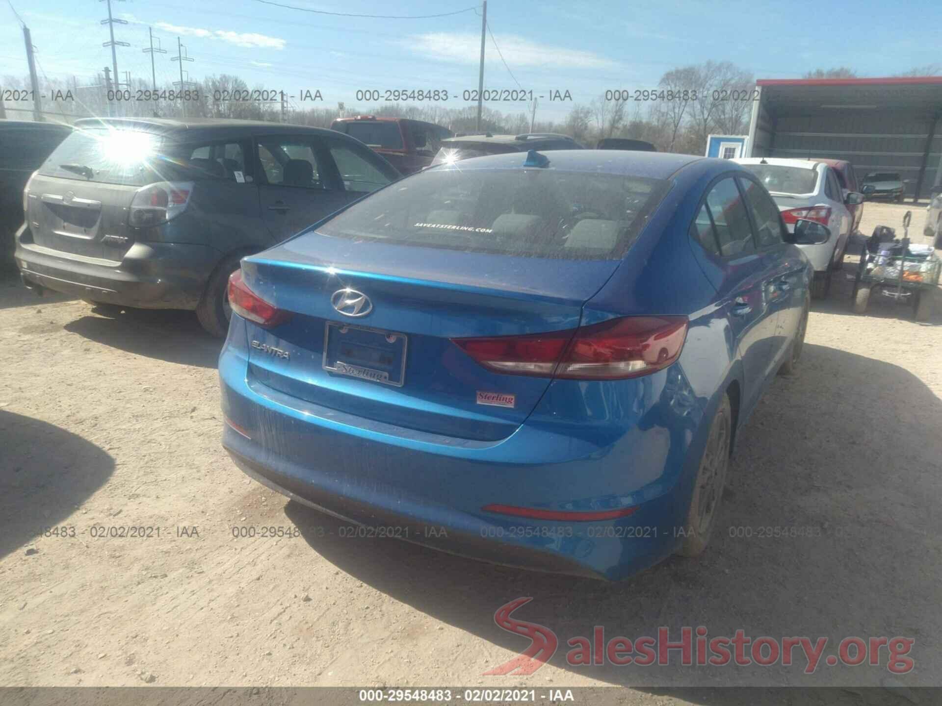 5NPD84LF6JH298589 2018 HYUNDAI ELANTRA