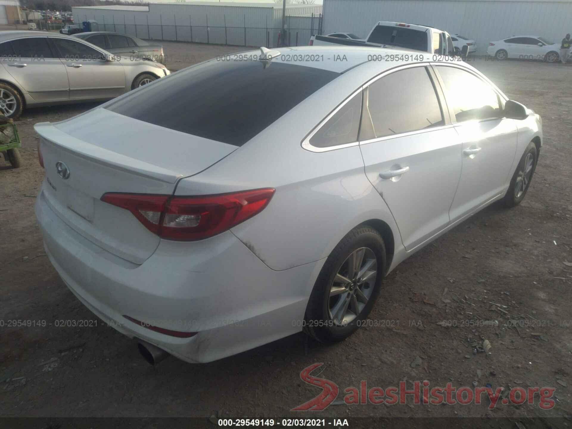 5NPE24AF0GH315811 2016 HYUNDAI SONATA