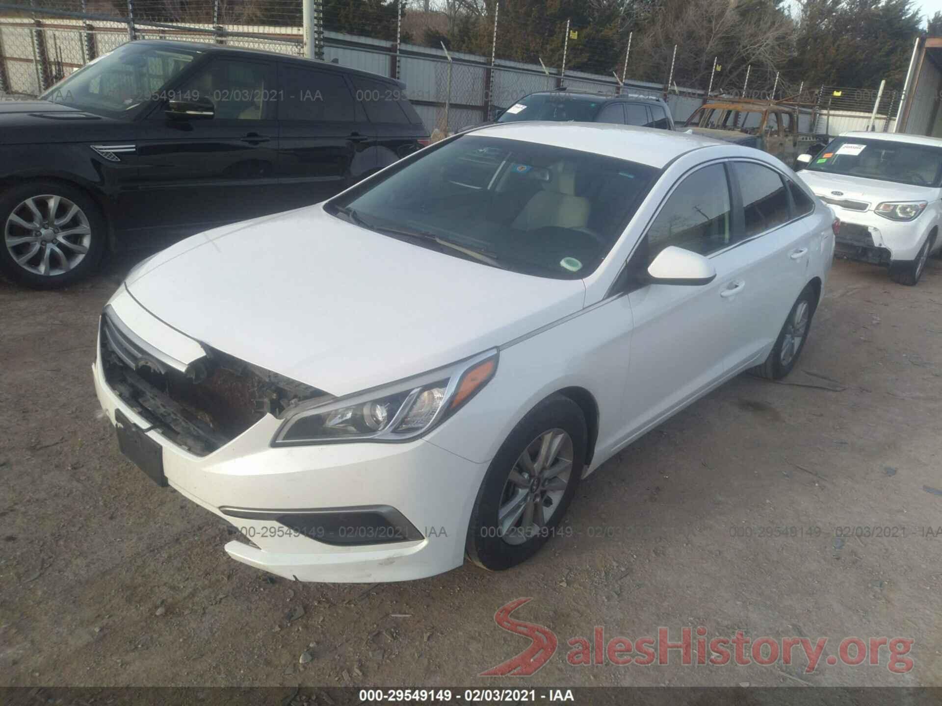 5NPE24AF0GH315811 2016 HYUNDAI SONATA