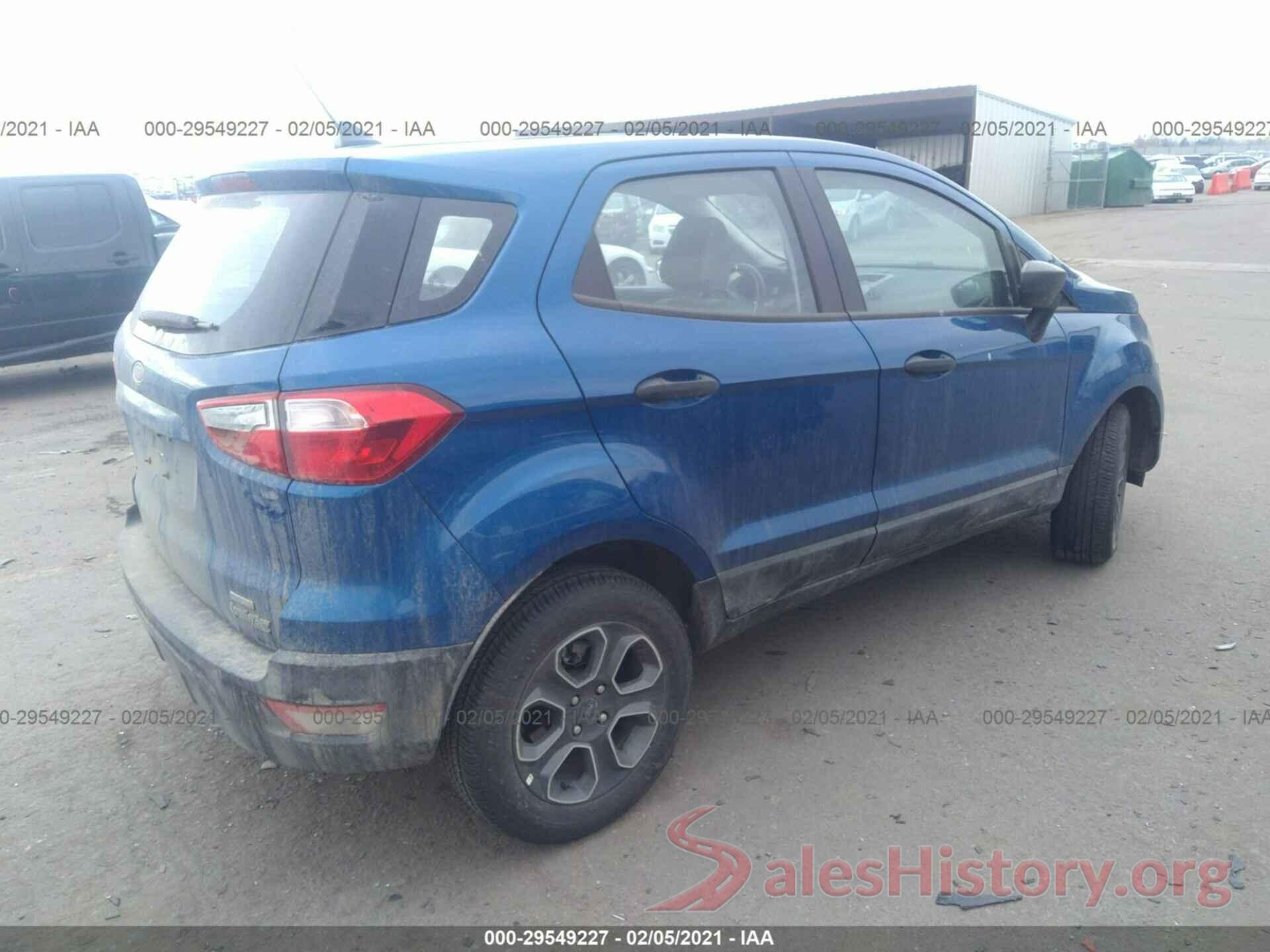 MAJ3S2FE9LC377294 2020 FORD ECOSPORT