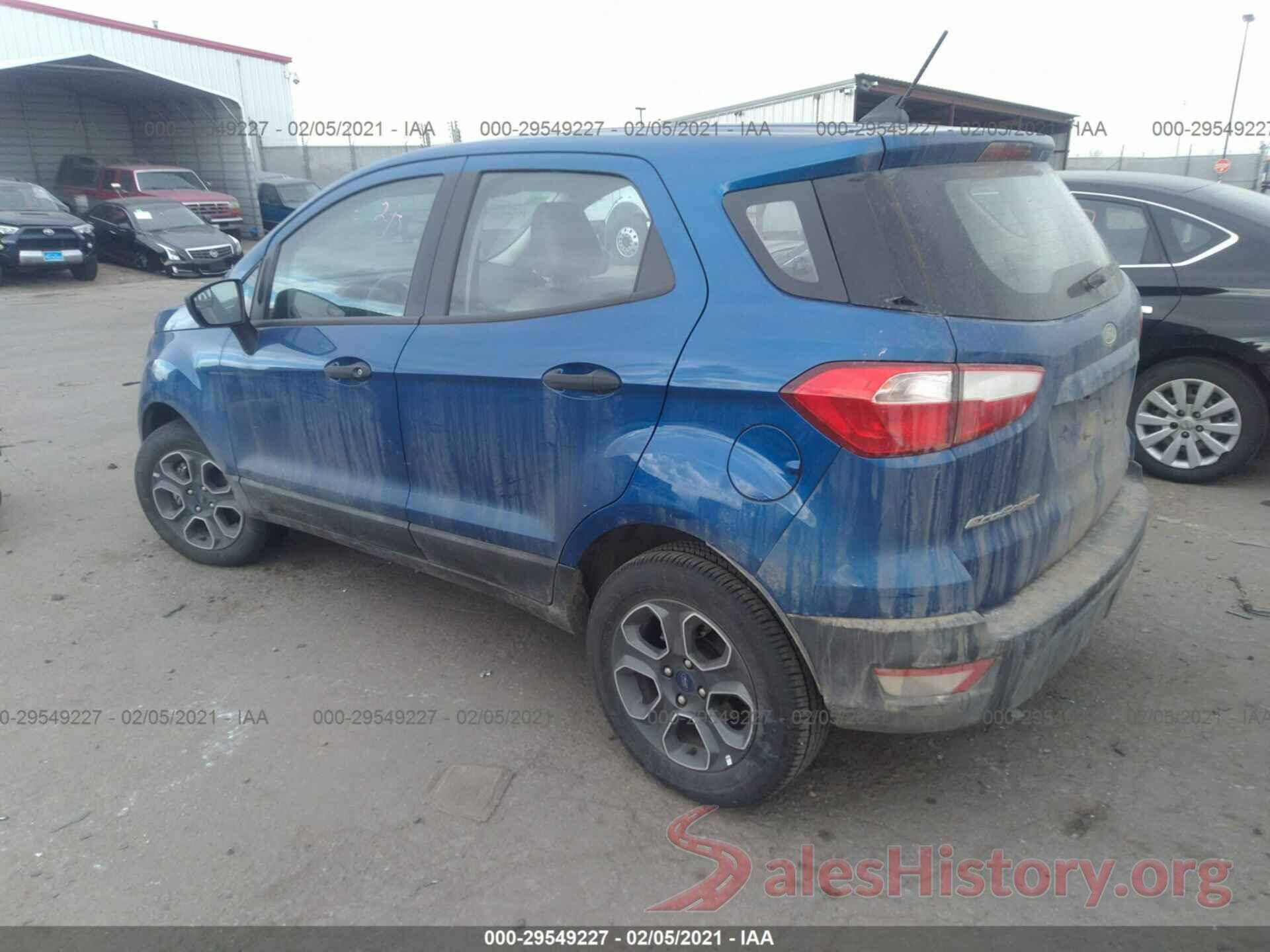 MAJ3S2FE9LC377294 2020 FORD ECOSPORT